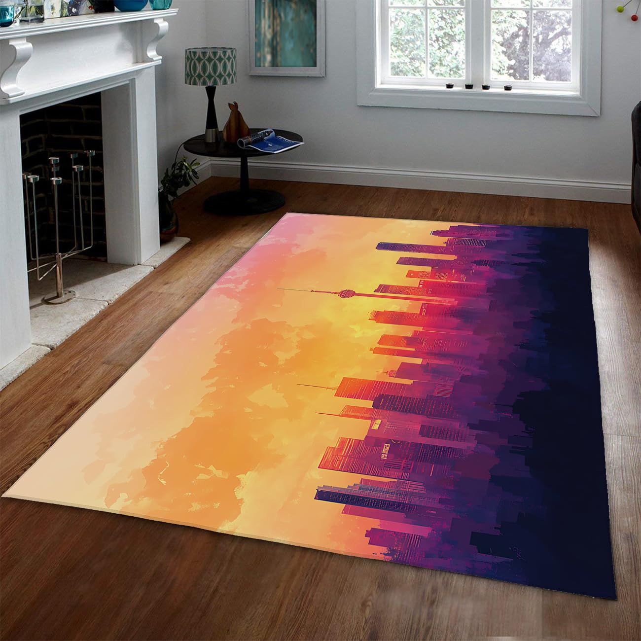 Tapis de ville moderne lavable pour sublimer l'entrée et le salon contemporain