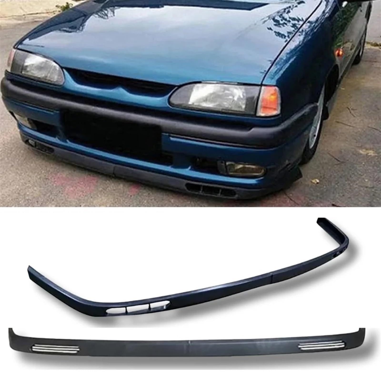 Spoiler Frontali Lip Per R19 2 Pezzi Paraurti Anteriore Labbro Body Kit Accessori Per Auto Spoiler Splitter Diffusore Paraurti Sportivo Tuning Parti Esterne Splitter Spoiler Anteriore(M*odel 2)