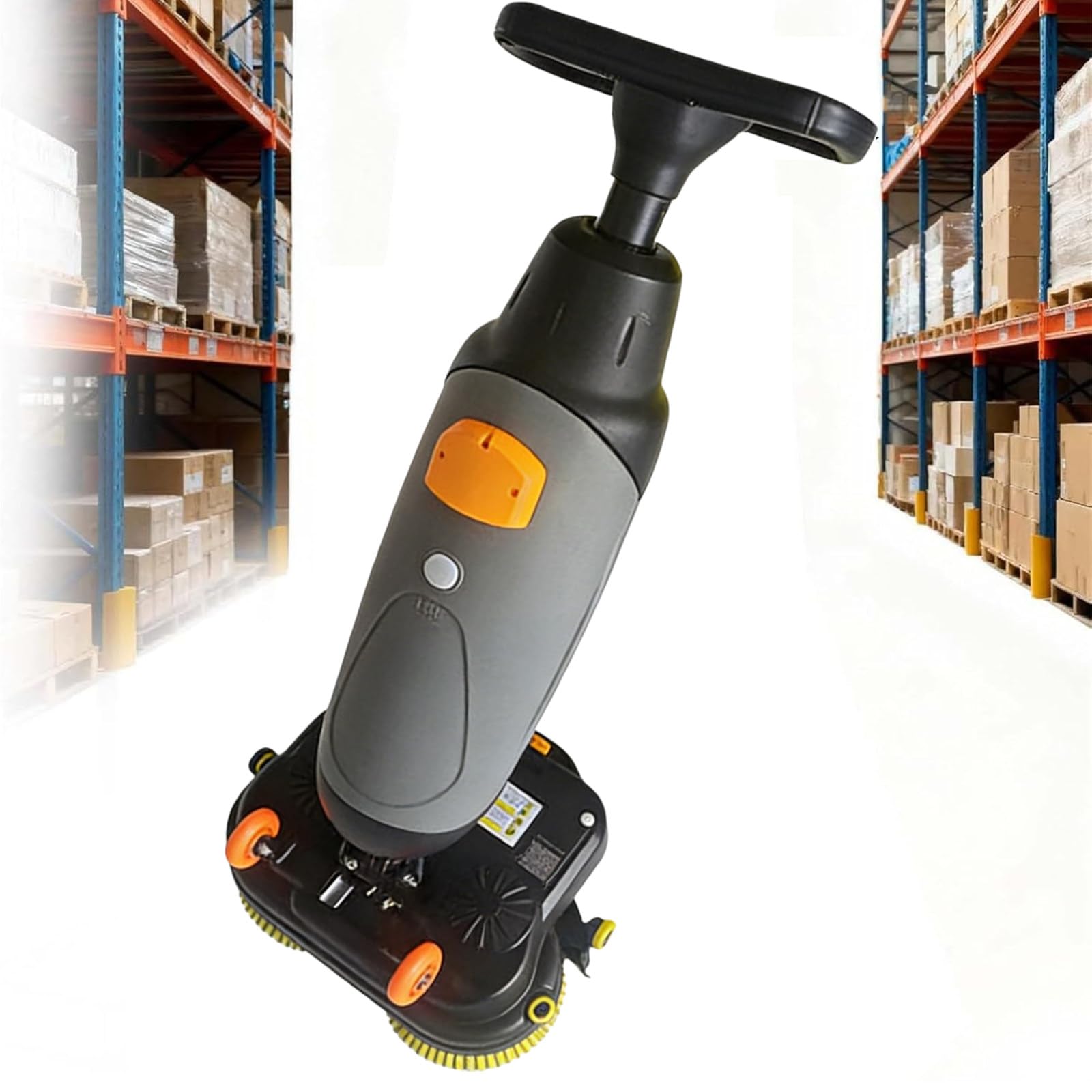 Lavasciuga pavimenti professionale per impieghi gravosi, aspirapolvere senza fili da 36 V con operatore a bordo, testa rotante a 360° da 43 cm, lucidatrice, lavasciuga per piastrelle, ideale