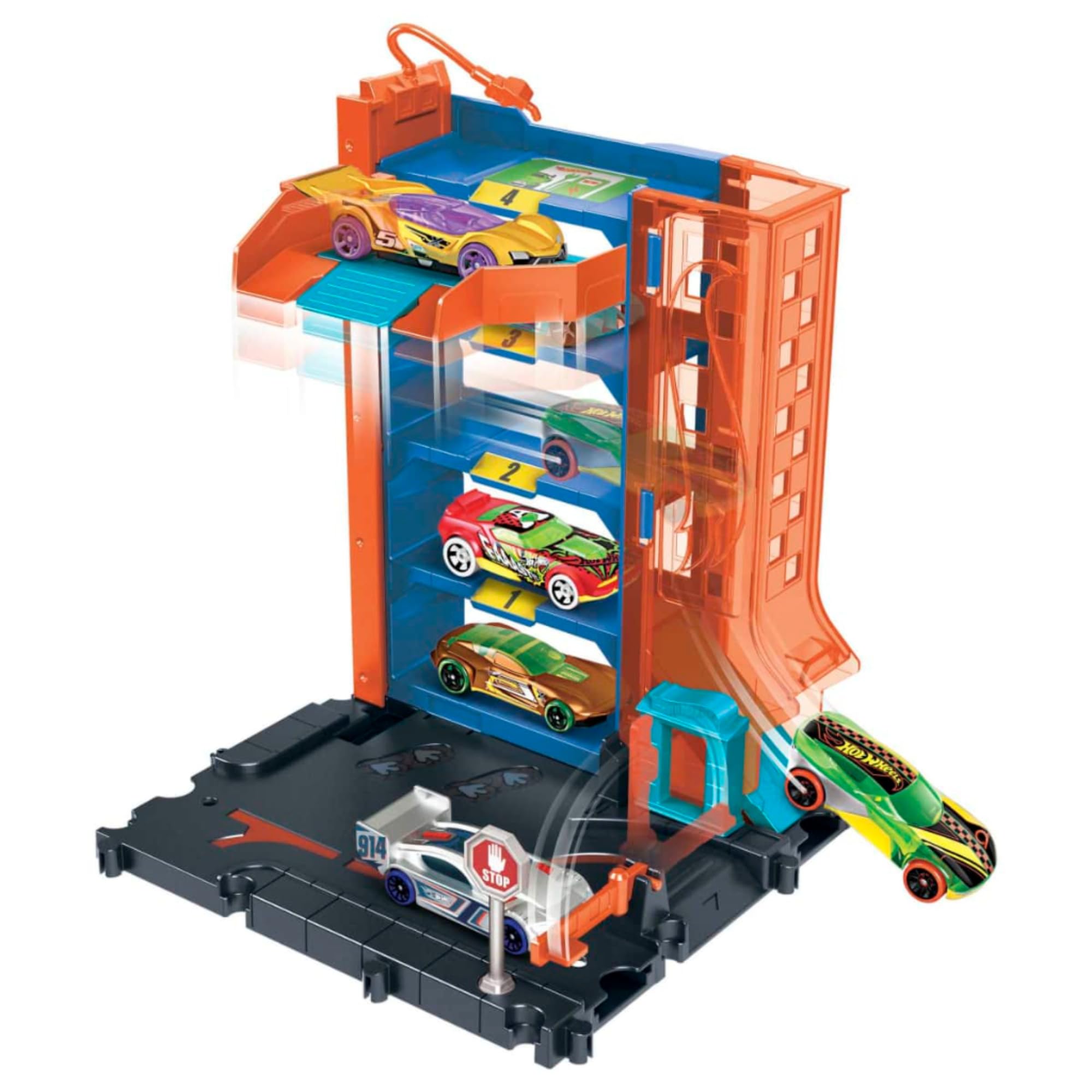 Mattel Hot Wheels City Centre Ville Assortiment de Pistes pour Voitures de Jouet HDR24
