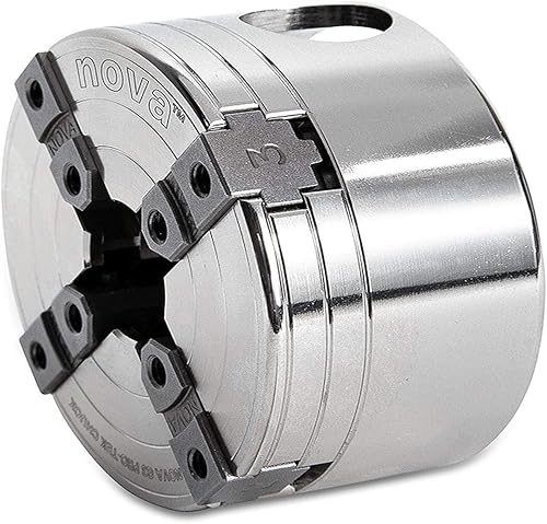 Miniatura 8 de Nova Pro-Tek 48296 G3 Chuck Kit con 3 juegos de mordazas (2 pulgadas estándar, 4 pulgadas mandíbulas de cuenco y mordazas de pasador de 1 pulgada)