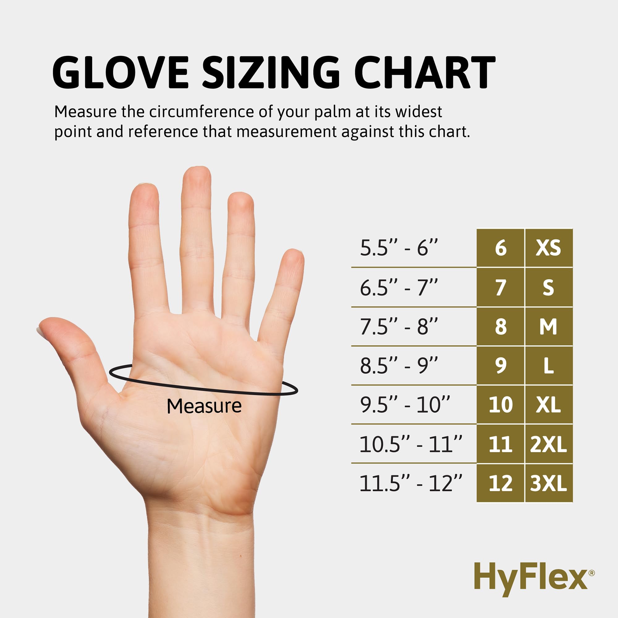 Ansell HyFlex 11-591 - Guantes de protección mecánica, talla 9, color negro (paquete de 12)
