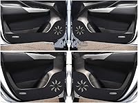 Vista 8 de Calcomanías para puerta de automóvil para Nissan Multifuncional Vehículos Pickup Truck Nissan Navara D22 Puerta de Coche Adhesivo Anti-Patadas Negro