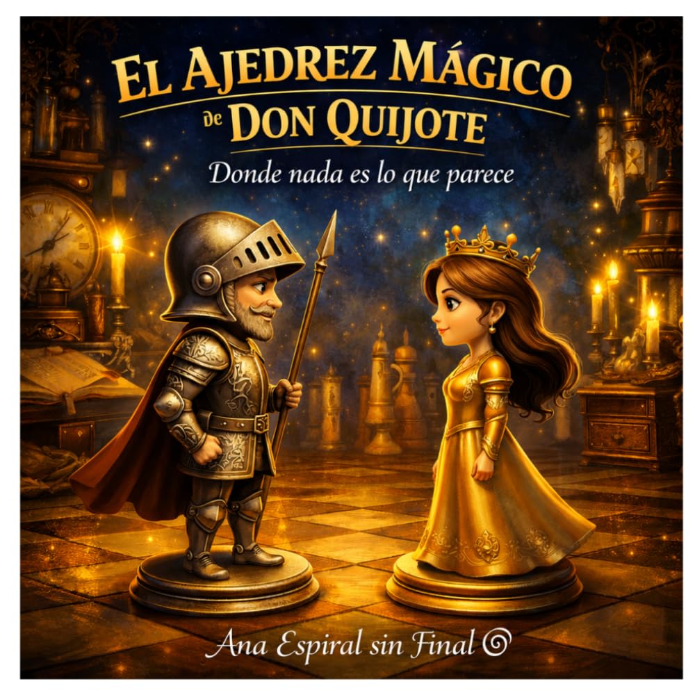 El Ajedrez Mágico de Don Quijote: Una aventura encantada entre molinos y caballeros (Los cuentos de la Espiral Mágica)