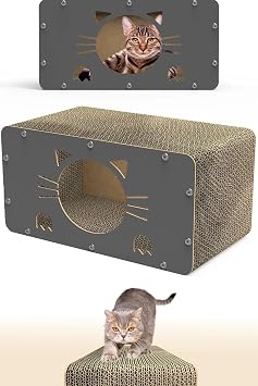 T rmata Do al Karton Kedi T rmalamas  Kedi T rmalama Kanepesi Tahtas  Kedi T rmalama Evi Karton/Antrasit