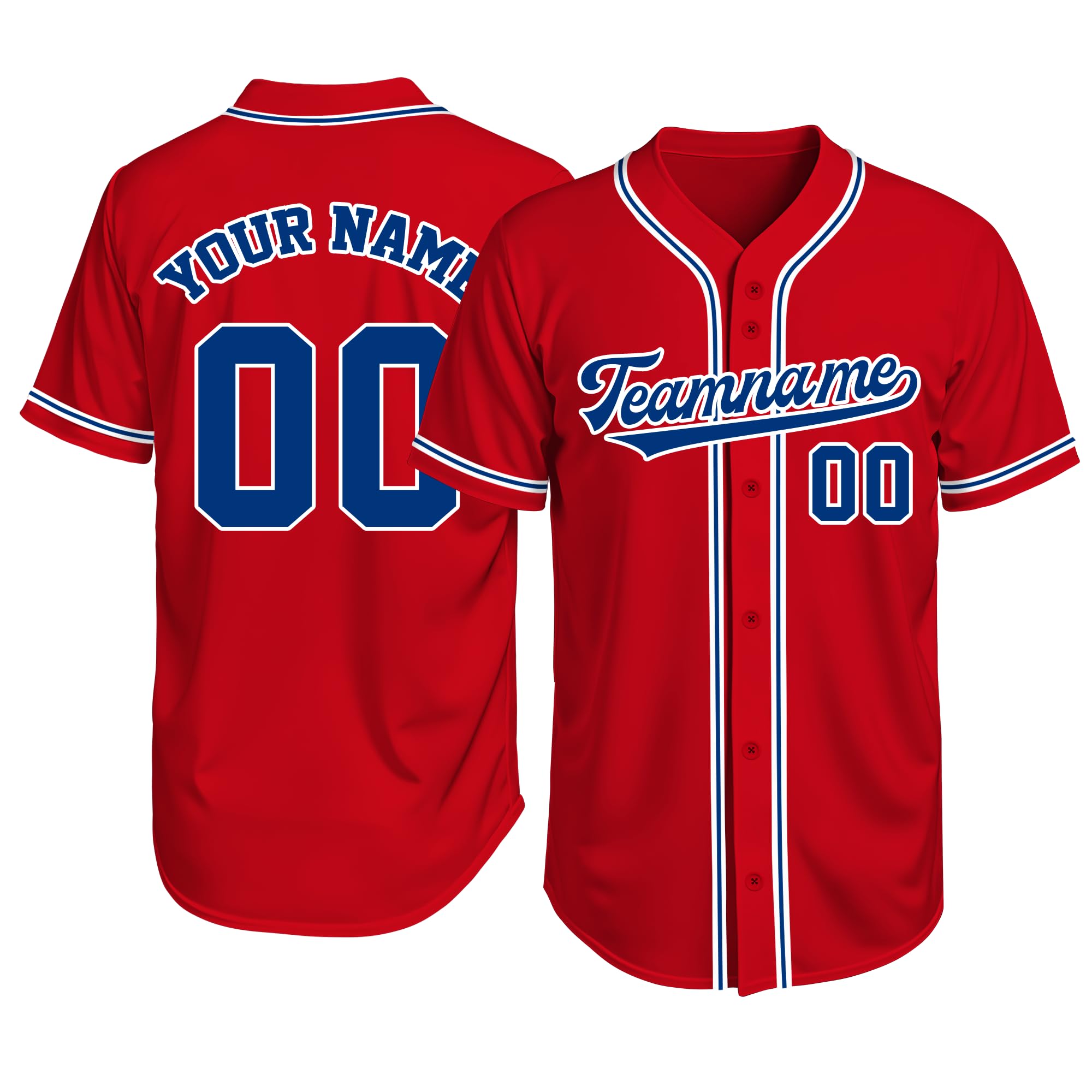 Custom Baseball Jersey Personalized Stitched or Printed Name Number Baseball Shirt Sports Uniform Gifts for Men Women Youth