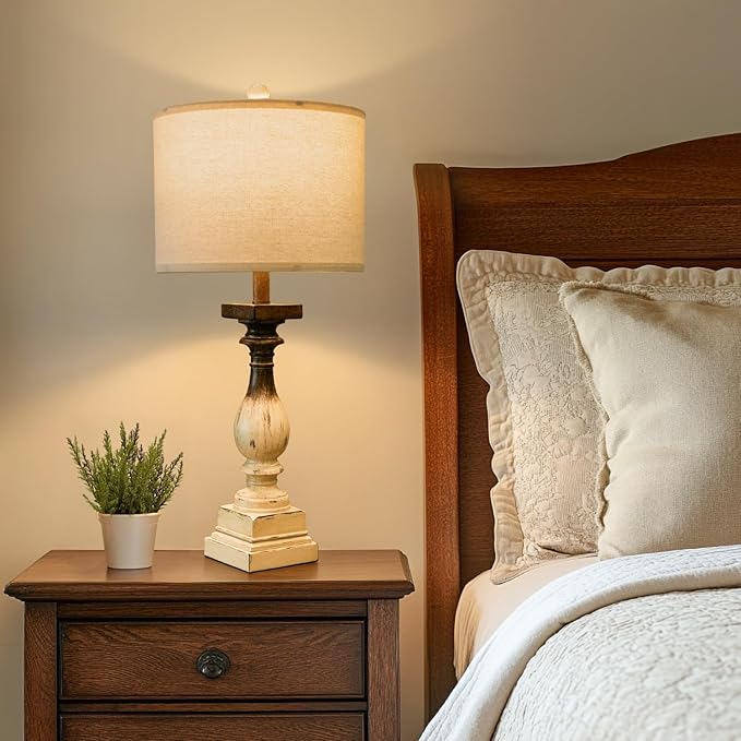 Lámparas de Mesa BOBOMOMO 27" con Puertos USB-A y C, Set de 2 miniatura 9