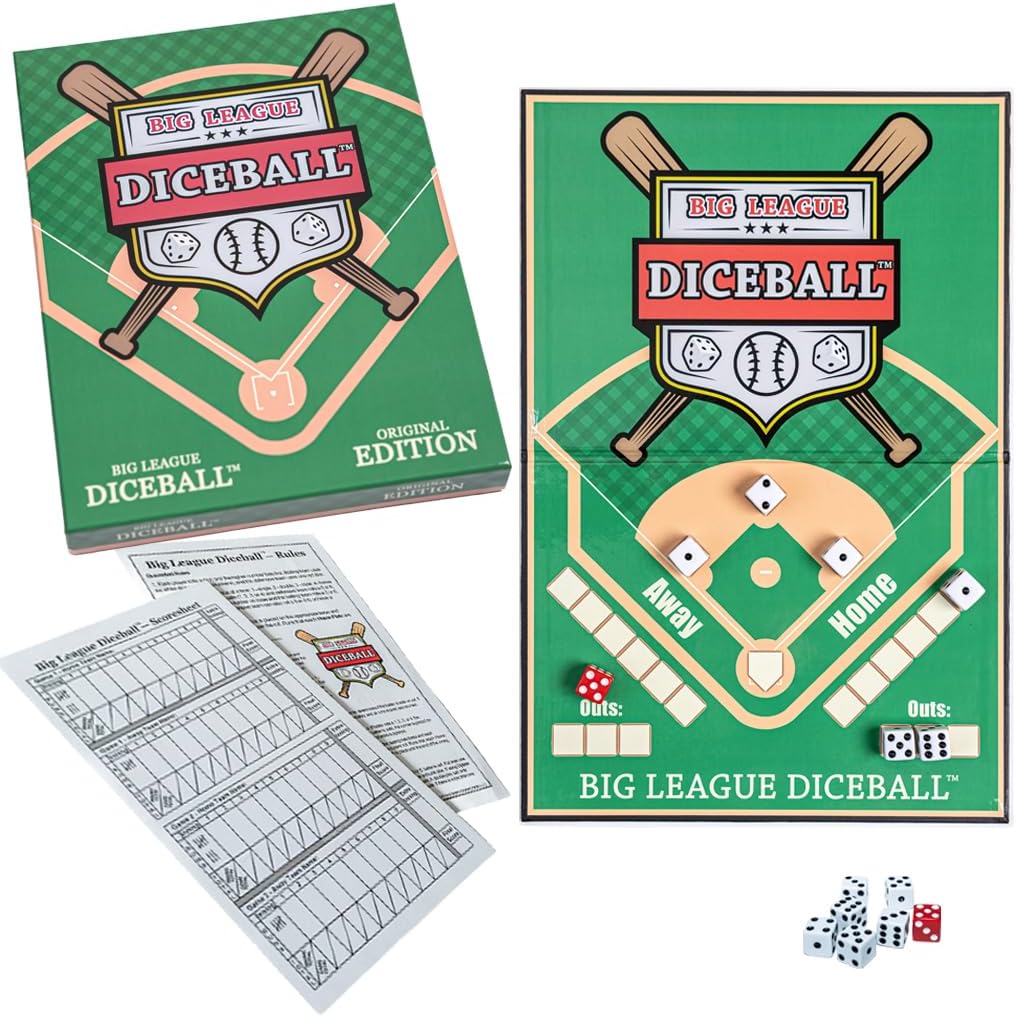 The Action-Packed Baseball Board Game with Both Offensive & Defensive Play, Easy to Learn for Kids and Adults, Great Gift Idea