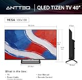 Antteq 40 inch Smart TV, FHD QLED TV Central Stand Design Tizen OS Television with AppleTV+ Netflix Freeview Gaming Hub, MEMC HDR10 Ideal Large Screen for Living Room, Made in the UK - 8