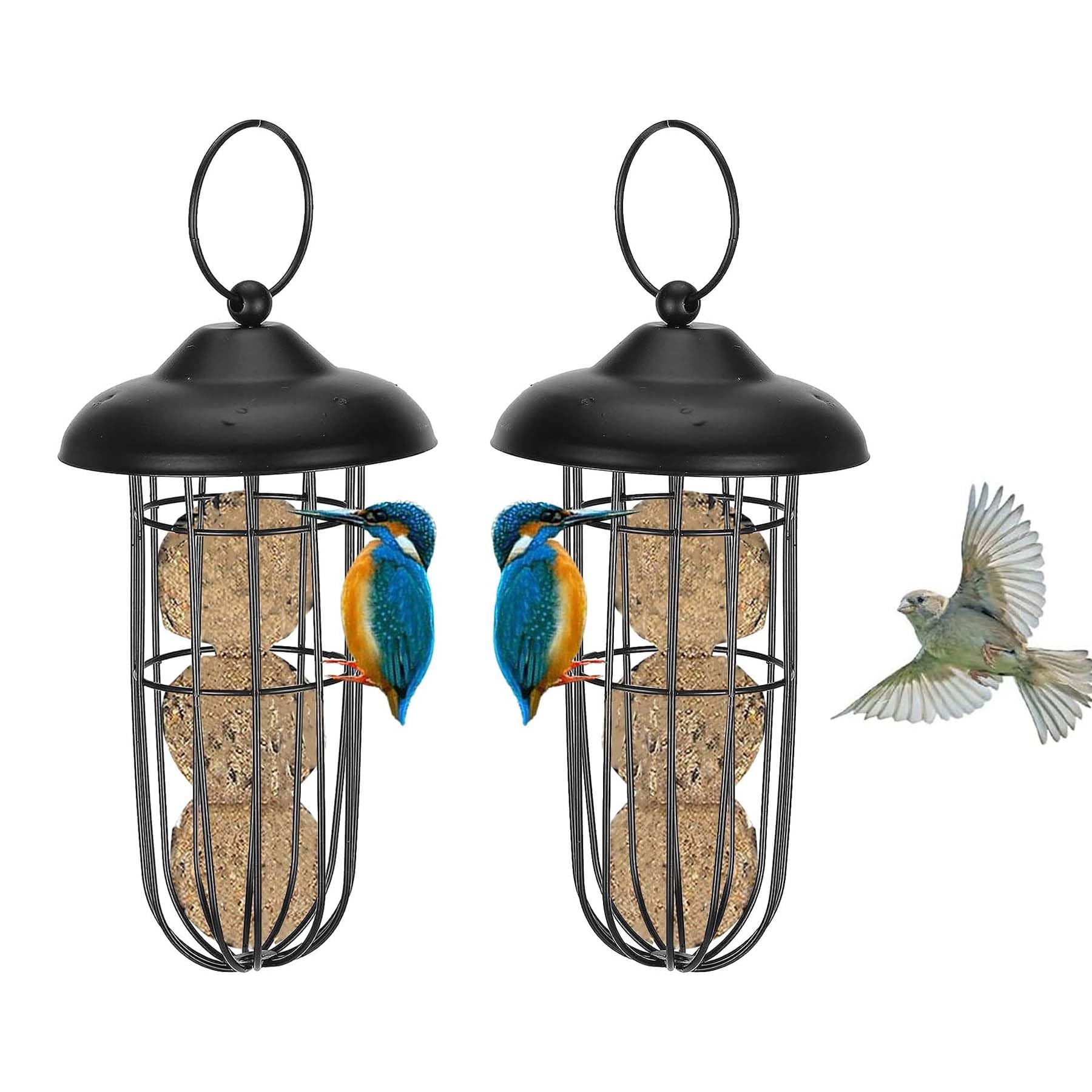 Comedero para pájaros Colgante de Bolas,Bola Colgando Salvaje,comedero para pájaros al Aire Libre,Aves Silvestres para Colgar,comedero para pájaros Colgante a Prueba de Ardillas (A) — view 8