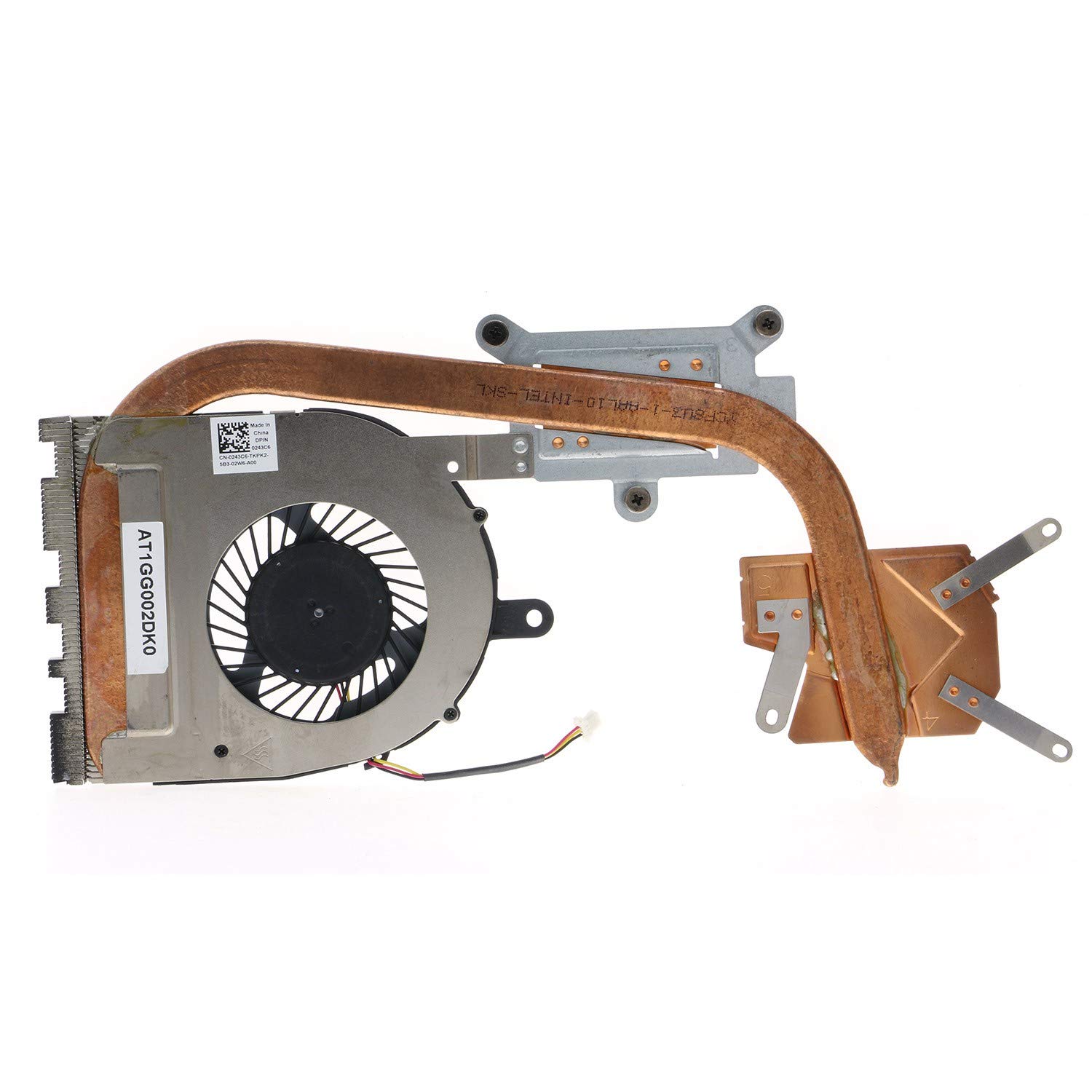 CPU Cooling Fan & HeatSink for Dell Inspiron 15 5559 5579 17-5759 0243C6 243C6 AT1GG002DKO