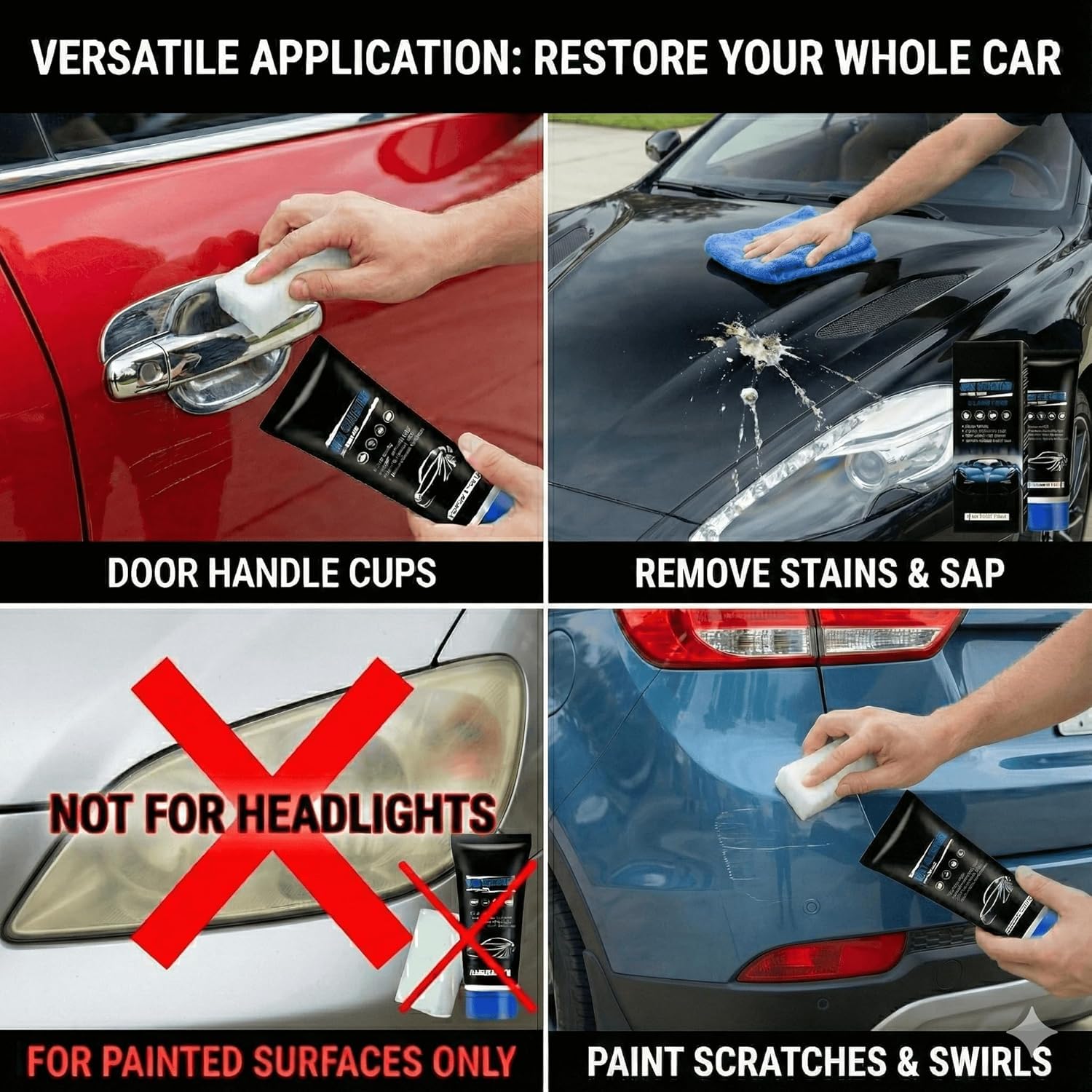 2026 New Upgraded Erase Car Scratch Remover for Deep Scratches, Car Paint Scratch Remover for Vehicles, Car Scratch Repair Kit, Cars Paint Scratch Repair — view 6
