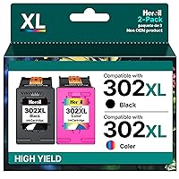 Heroil 302 XL 302XL Cartucce d'inchiostro Sostituzione per HP 302 nero e colore per