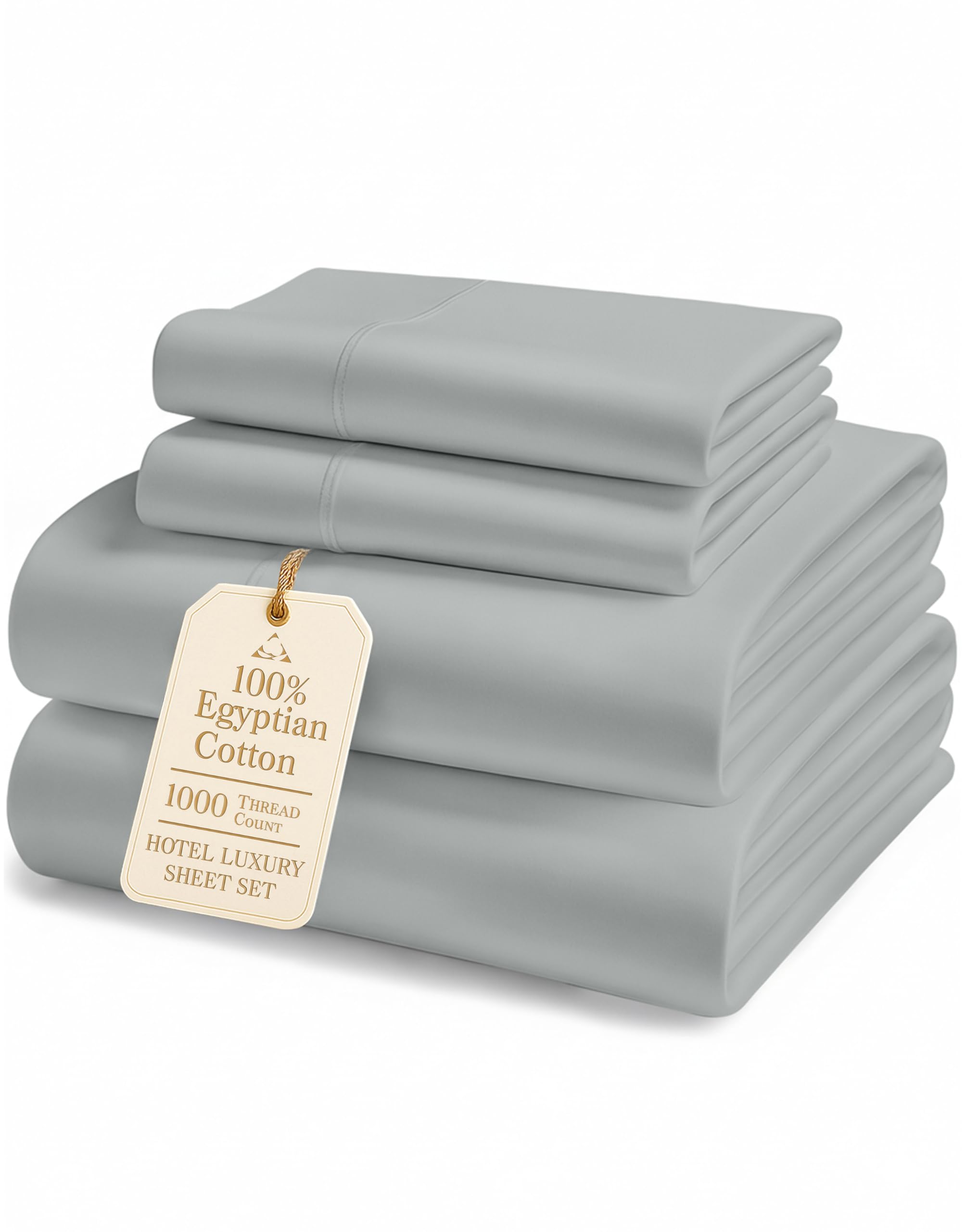 LANE LINEN 100% Egyptian Cotton 1000 Thread Count Sheet Set