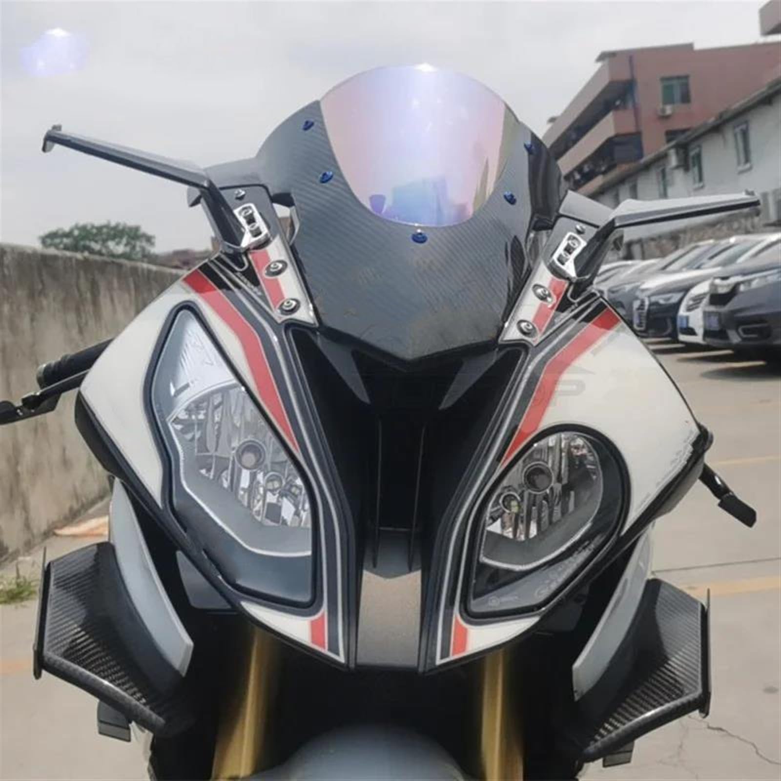 Amazon.co.jp: オートバイアクセサリー スポイラー 固定ウィング
