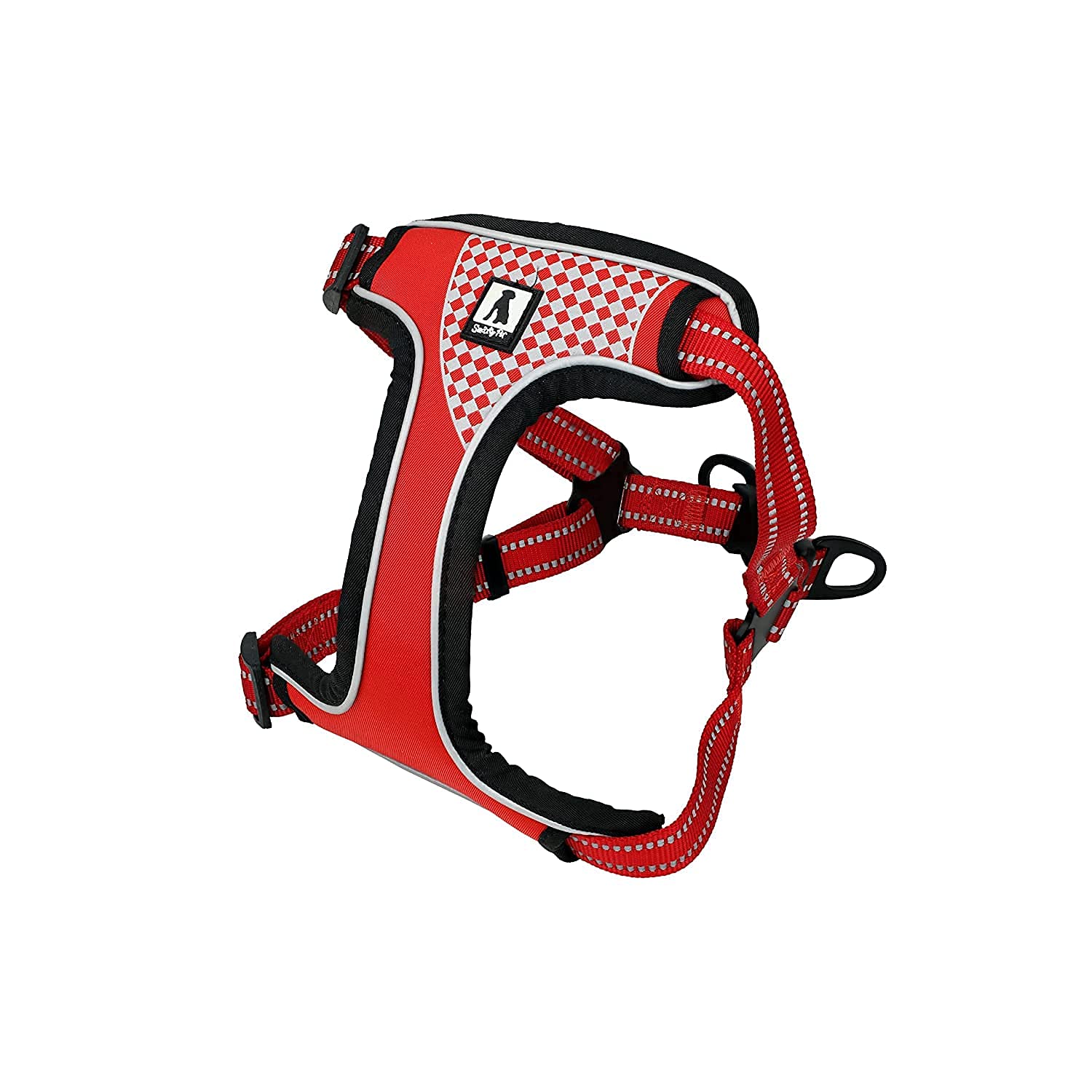 Picckola International Nylon Reflective Flamingo Stitching Dog Chest Harness for Small & Medium Dogs (Size - M, Color - Red, Chest Size - Upto 53 Cm) (B09HSLSHV1) Amazon Price History, Amazon Price Tracker