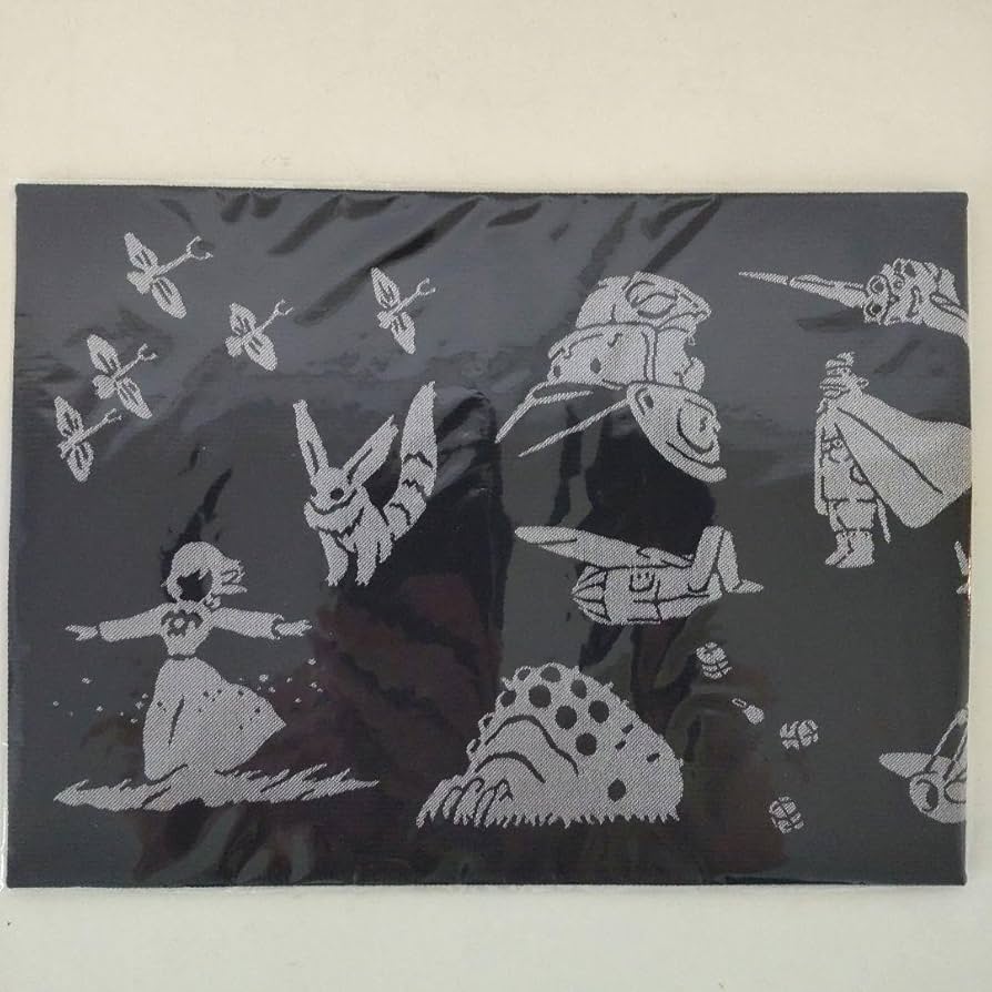 新品 アニメージュとジブリ展 福岡限定 博多織 ブックカバー 風の谷のナウシカ ☆アニメージュとジブリ展 福岡 限定 博多織 ブックカバー 風の