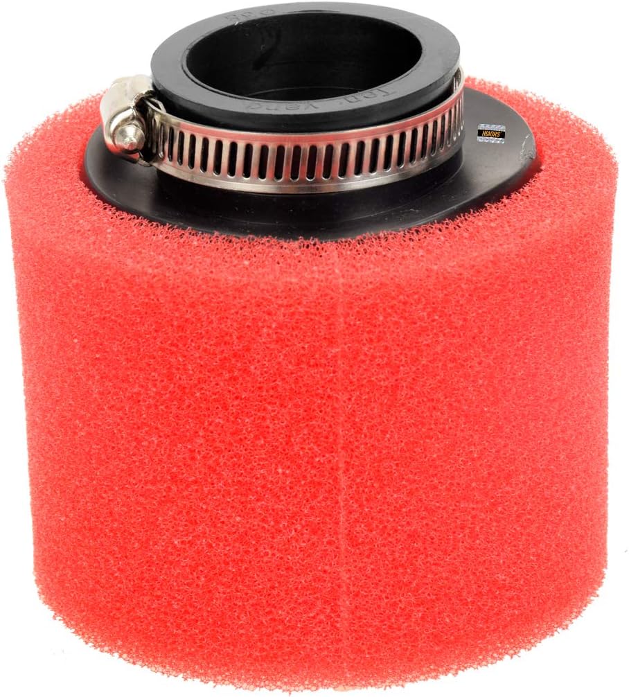 38mm Foam Sponge Air Filter for KLX BBR Apollo RFZ Thumpstar Braaap Atomic DHZ SSR 70cc 110cc Tao Tao hellcat Coolster 125cc 140cc Lifan YX Zongshen Lifan Apollo x15 x18 dbx125 CRF Pit Dirt Bike Red