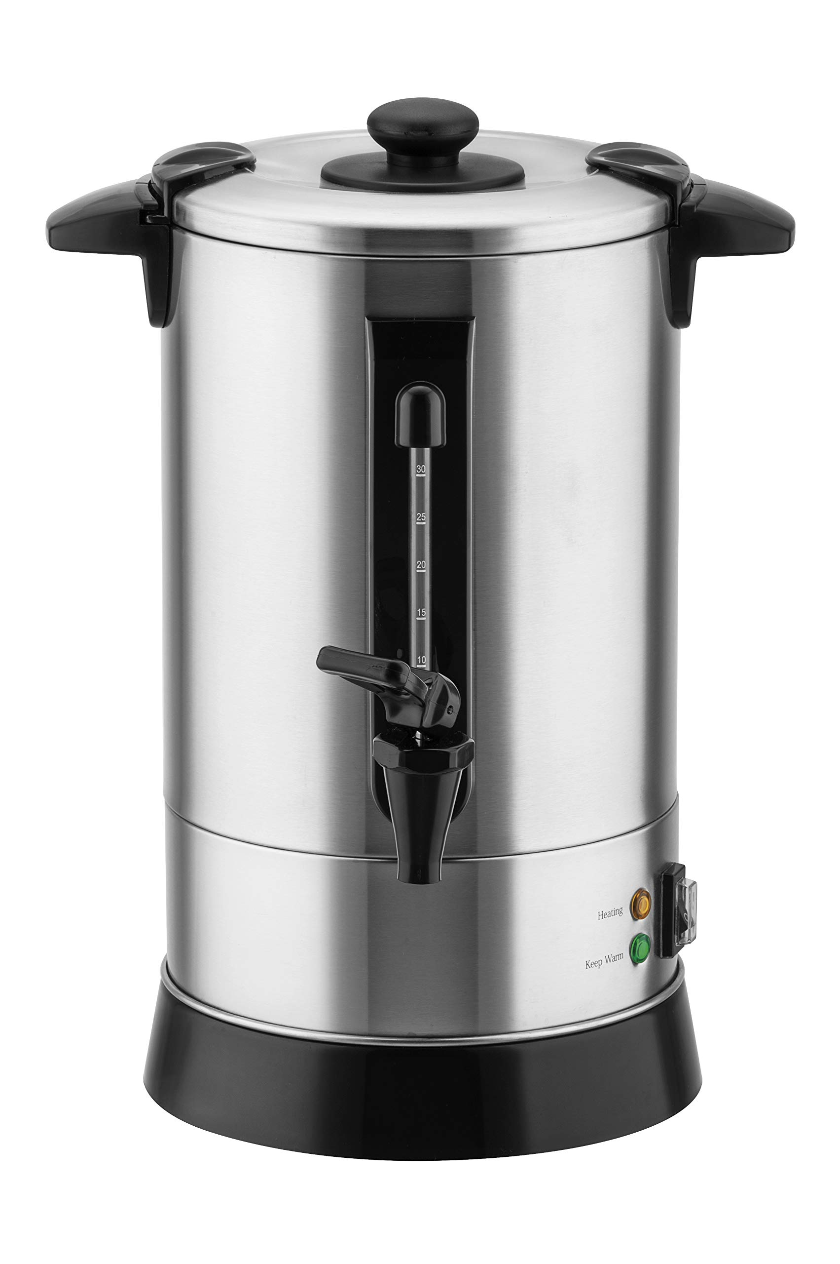 HENDI Percolateur simple paroi, 8,8 L, filtre permanent, thermique