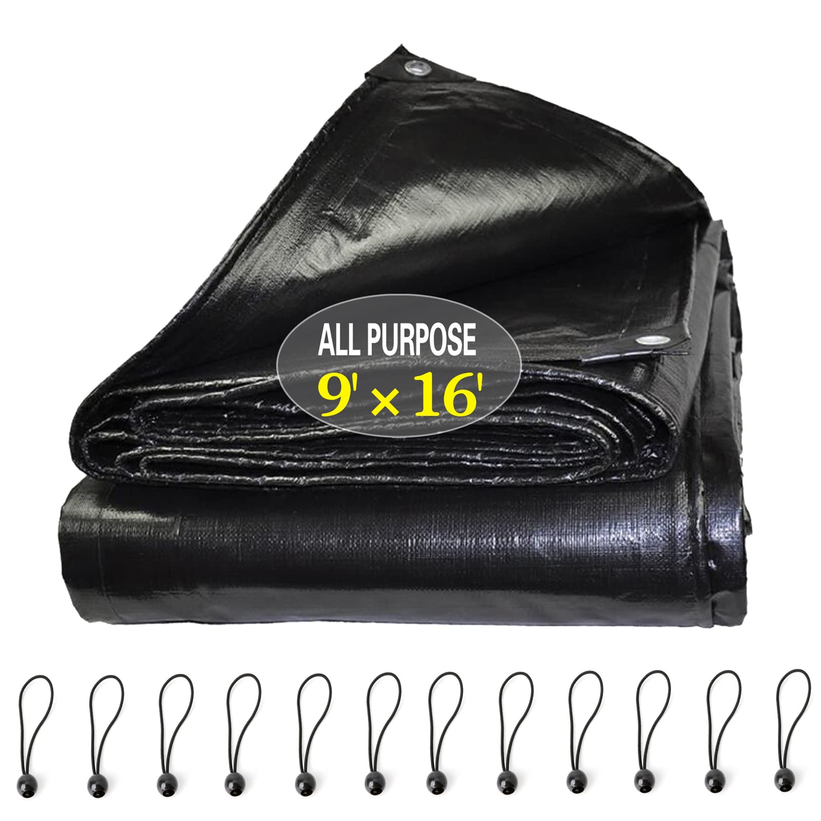 Buy Tarps Heavy Duty Waterproof 9x16ft Tarpaulin Multipurpose Covers