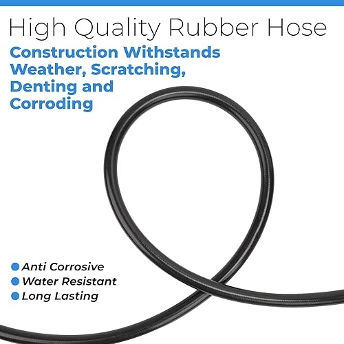 Miniatura 5 de F273684 Manguera de tanque de propano de 12 pies con regulador de dos etapas compatible con calentadores Mr Heater Big Buddy, RV, parrilla, estufa