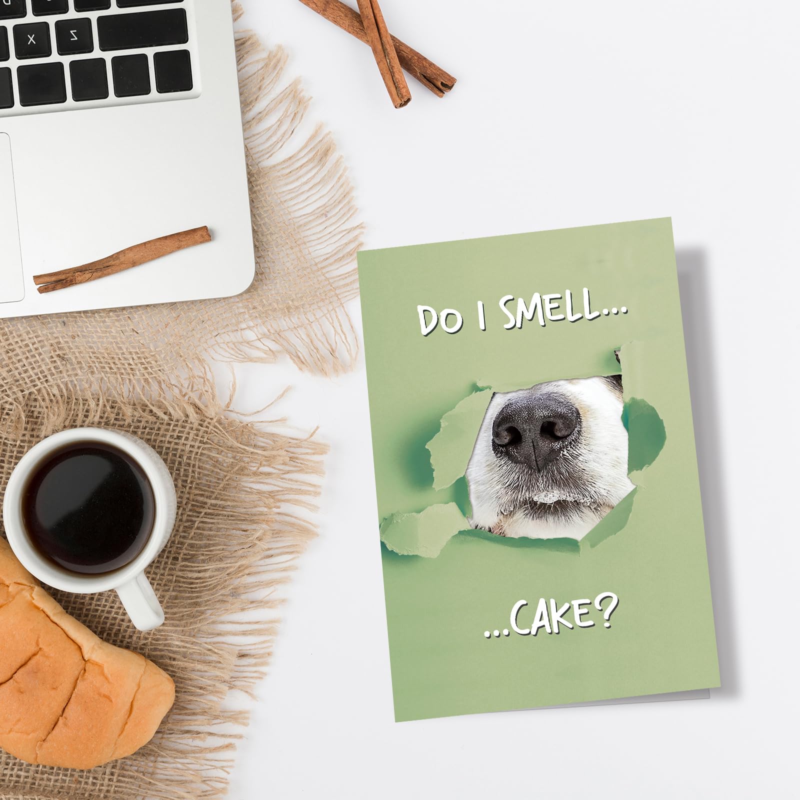 Humorous Birthday Card Funny Dog Hug Birthday Card - Cute Puppy ...