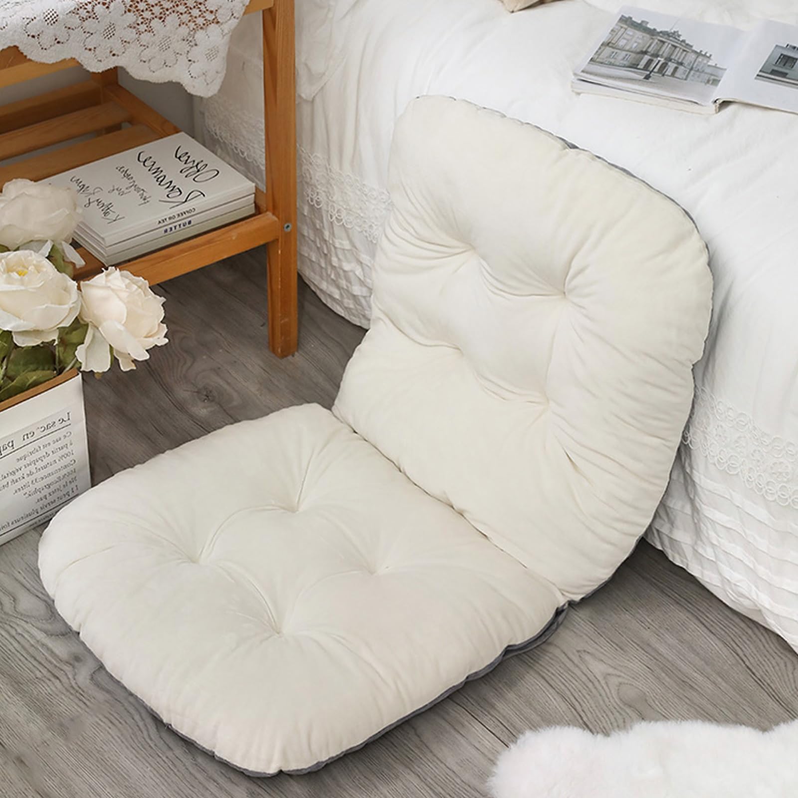 Cojin Silla Oficina de Invierno, Cojin Antiescaras Integrados con Respaldo, Cojines Sillas Cocina de Dormitorio, Cojín de Asiento con Alivio de Presión(Orange)