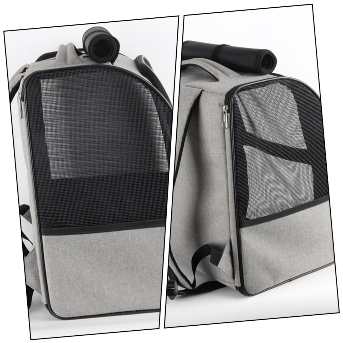 Abaodam Borsa per Trasporto Traspirante per Animali Domestici Zaino Portatile per Gatti Materiale di Spallacci Regolabili Design Semplice e Generoso