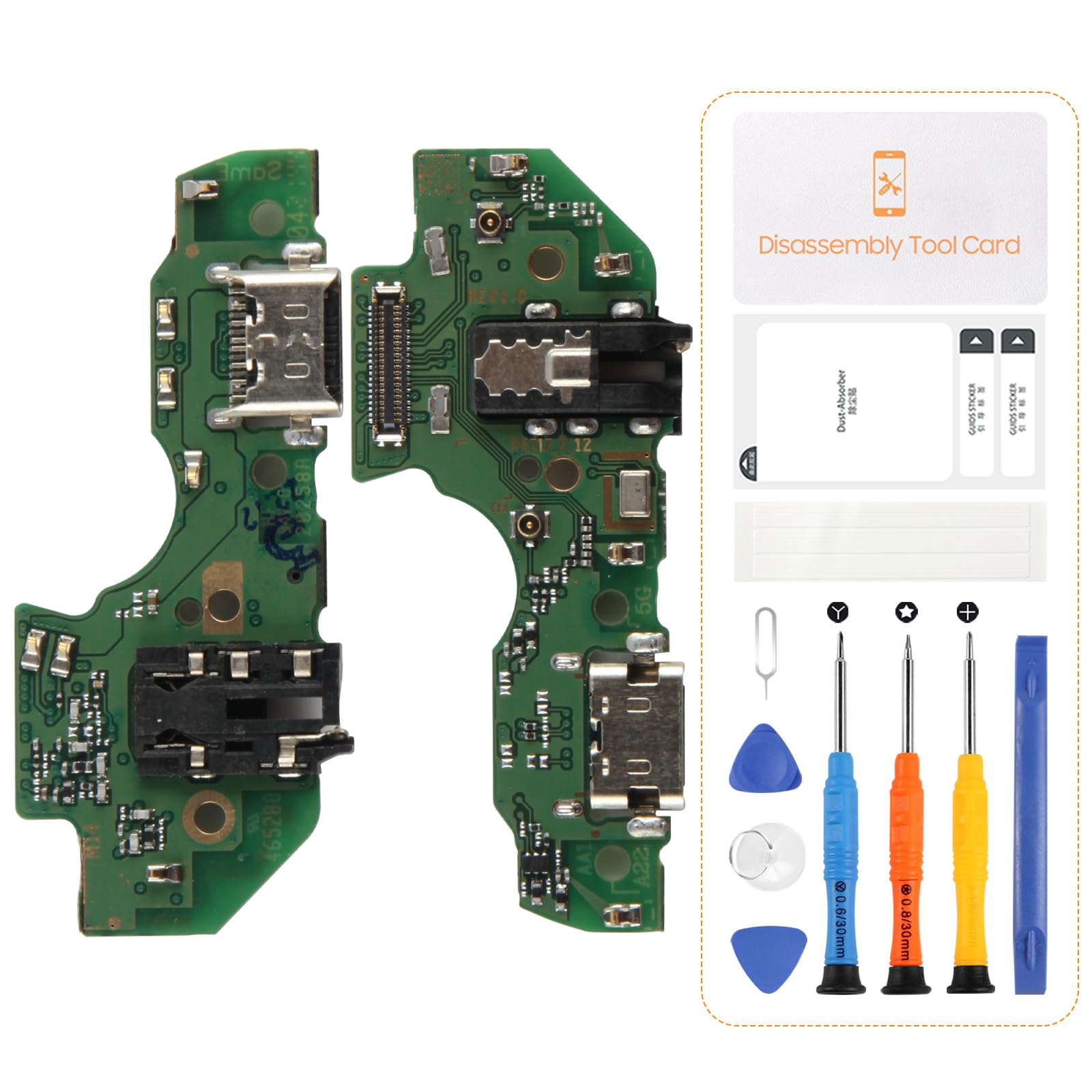 SRJTEK for Samsung Galaxy A22 5G 6.6" USB Type-C Charging Board for Samsung Galaxy A22 5G USB Dock Connector SM-A226B SM-A226BR SM-A226L Charging Port