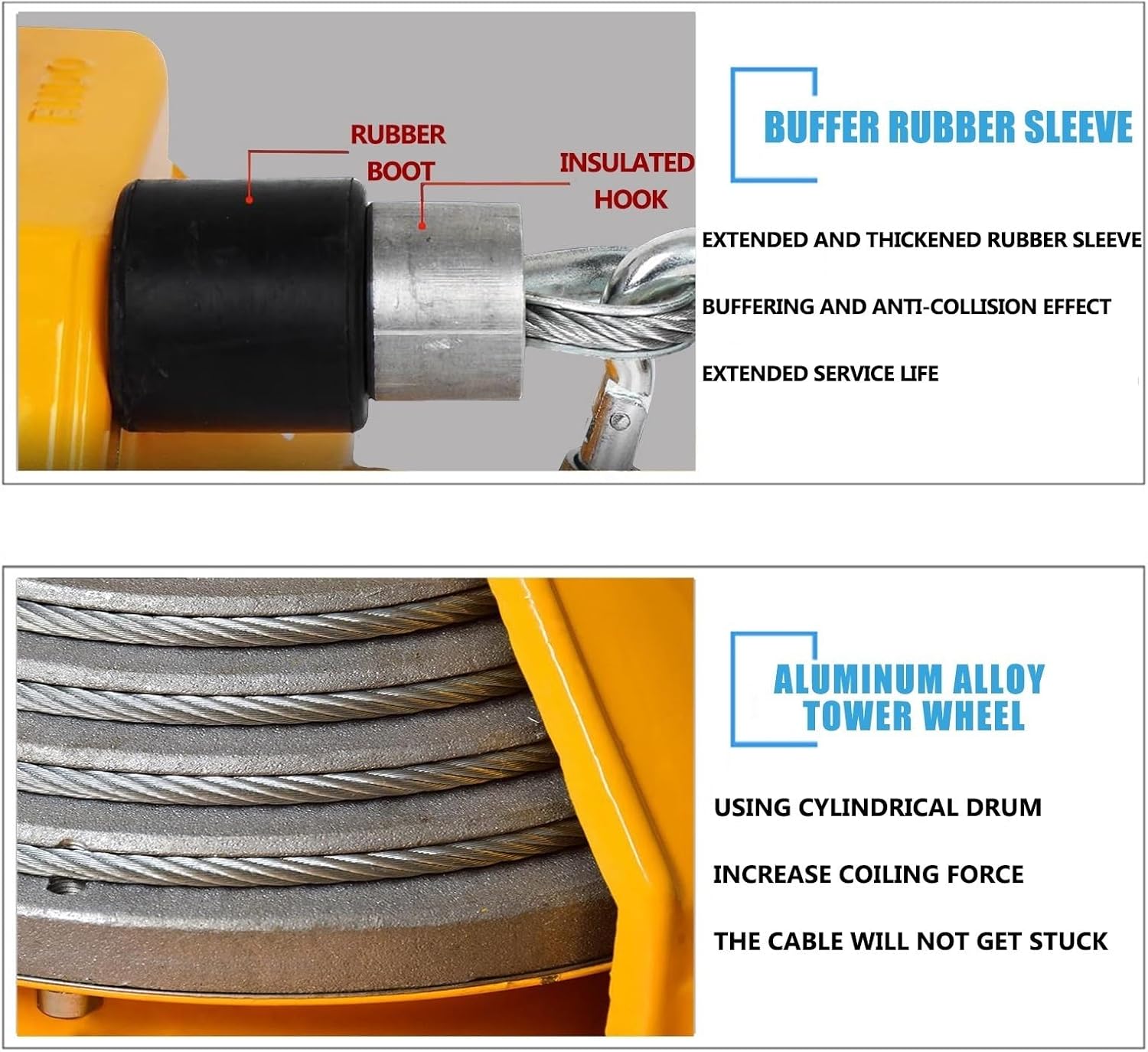 Retractable Spring Balancer ，Self-Locking Ratchet Device with 3-m Wire Rope Hanging Holding Equipment，Workshop and Automotive Equipment, Multifunctional Auxiliary Tools(ZW 5-9)