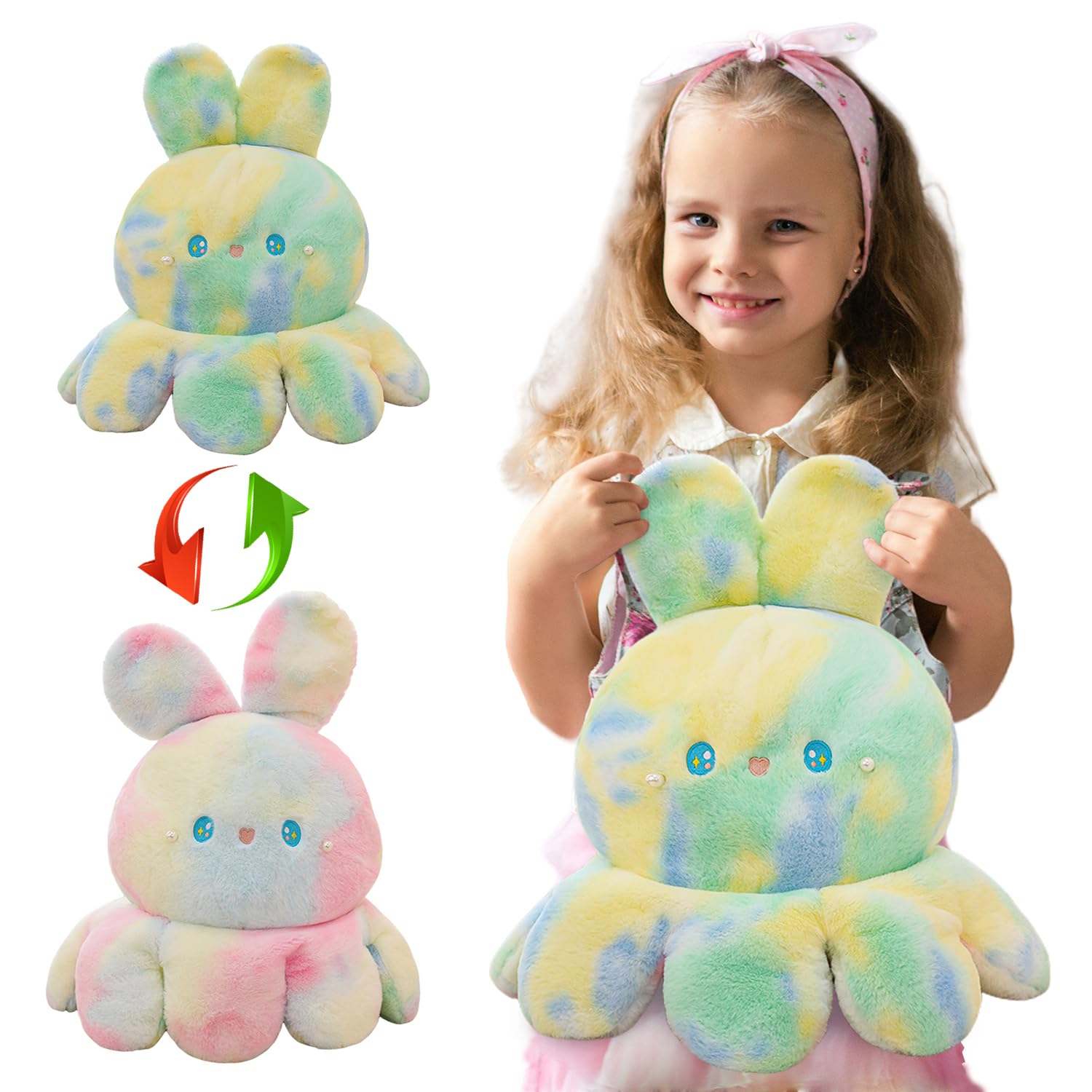 Amazon.co.jp: castee タコラビット リバーシブルぬいぐるみ