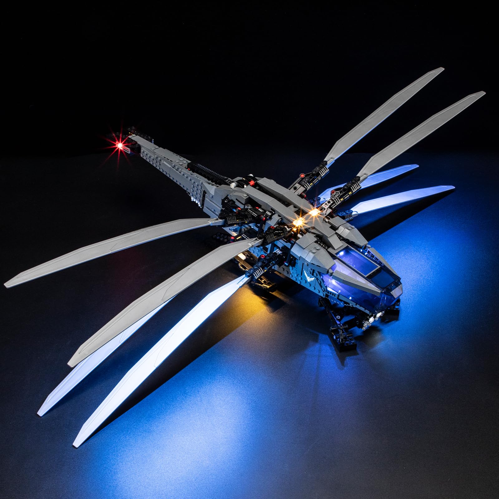BRIKSMAX Light Kit for Lego-10327 Dune Atreides Royal Ornithopter -Led Lighting Compatible with Lego Icons Building Set- Not Include Lego Set - Image 3