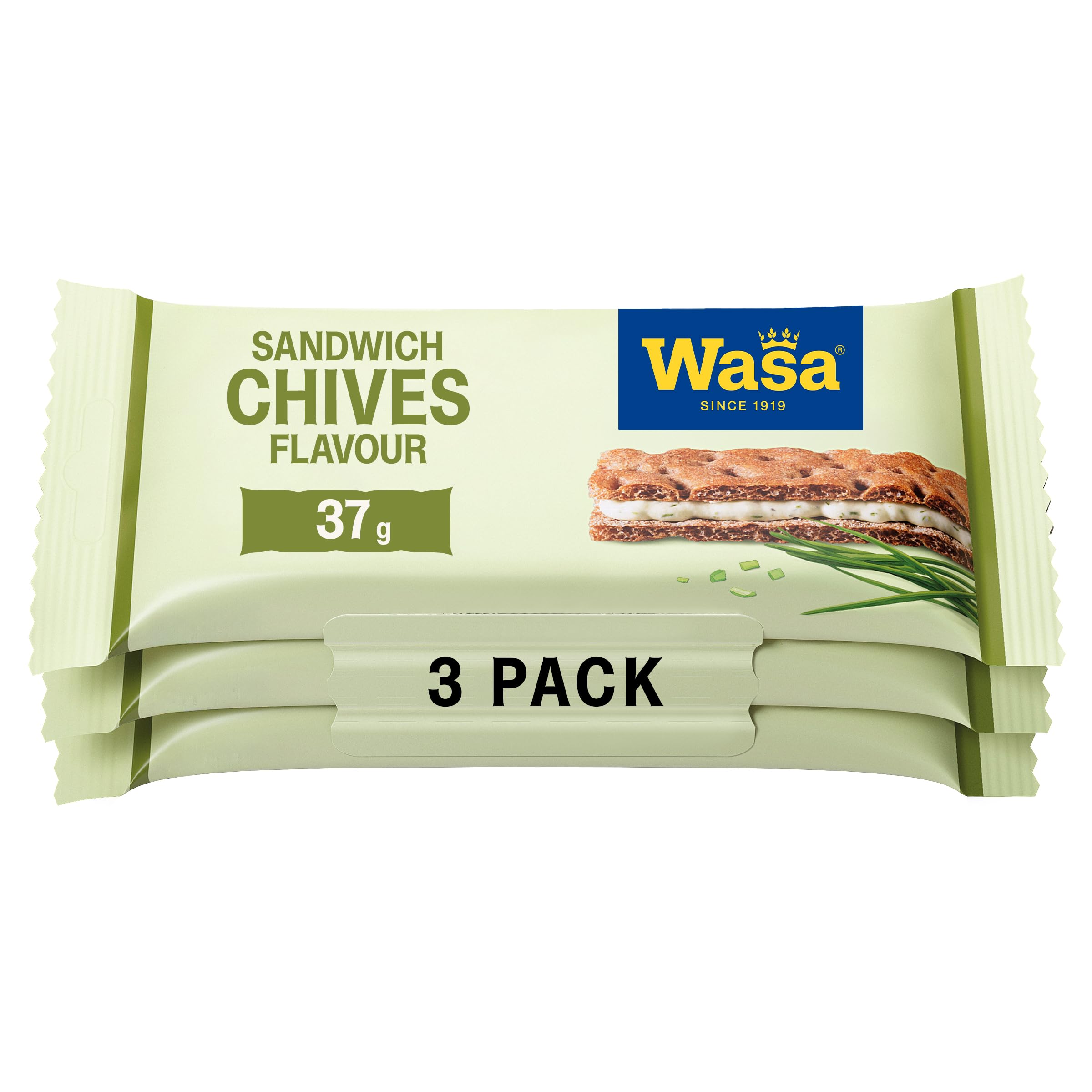 Vasa Sandwich fromage & Ciboulette Multipack, Lot de 8 (8 x 111 g)