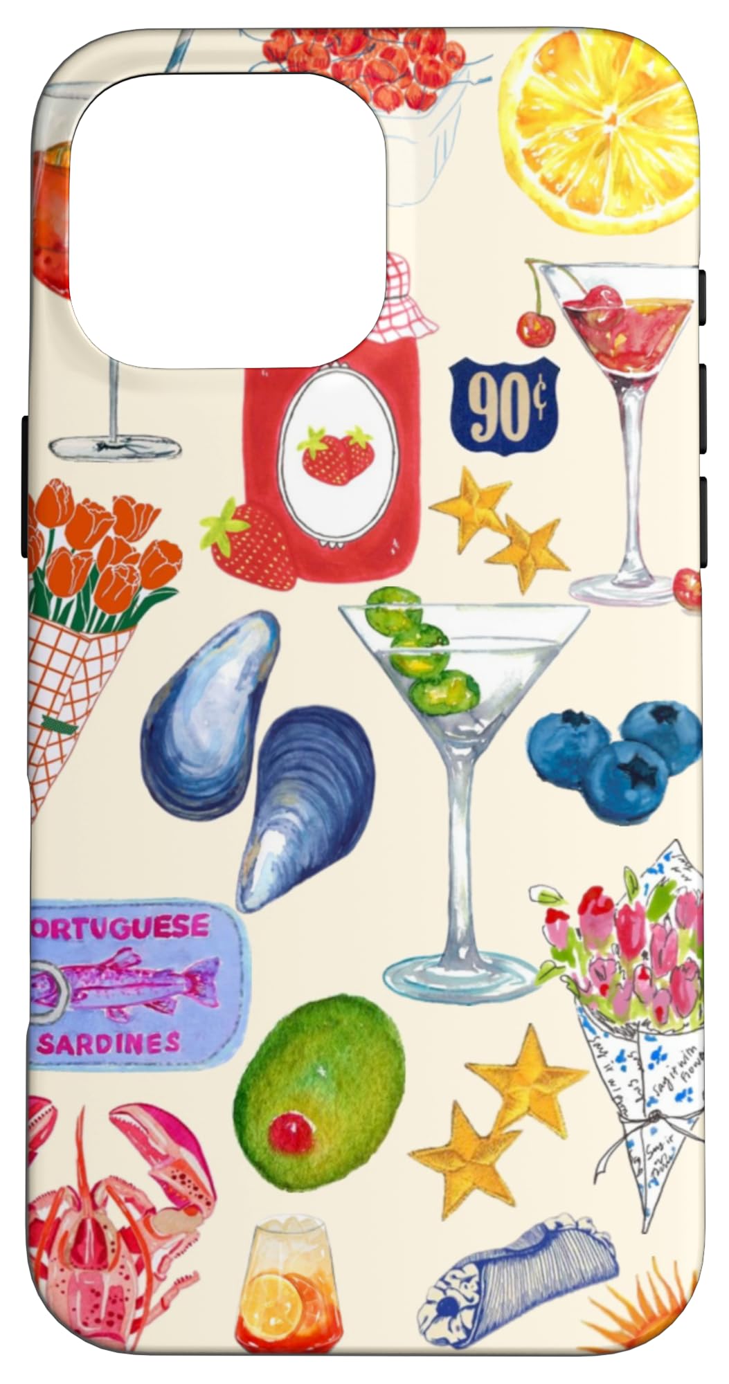 European Summer Case for iPhone 16 Pro Max