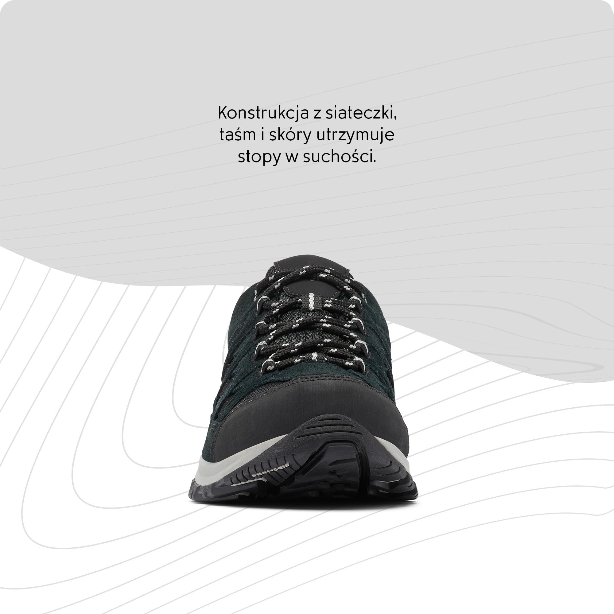 Columbia CRESTWOOD™ WATERPROOF - Obuwie turystyczne męski