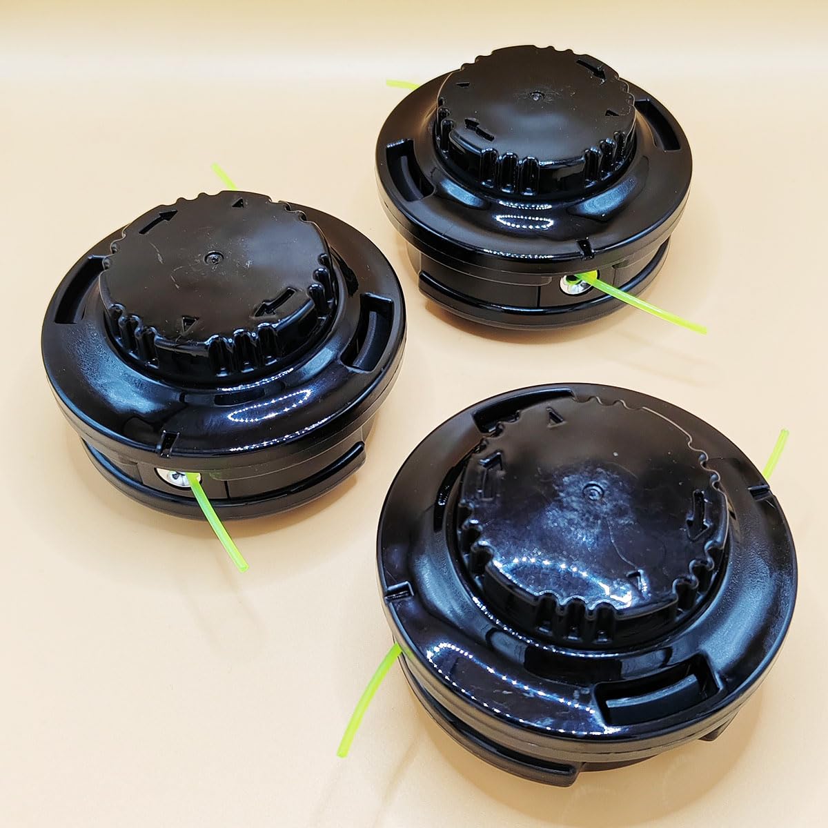 3 cabezales de recortadora para Makita 191R00-0 M10 x 1.25 LH