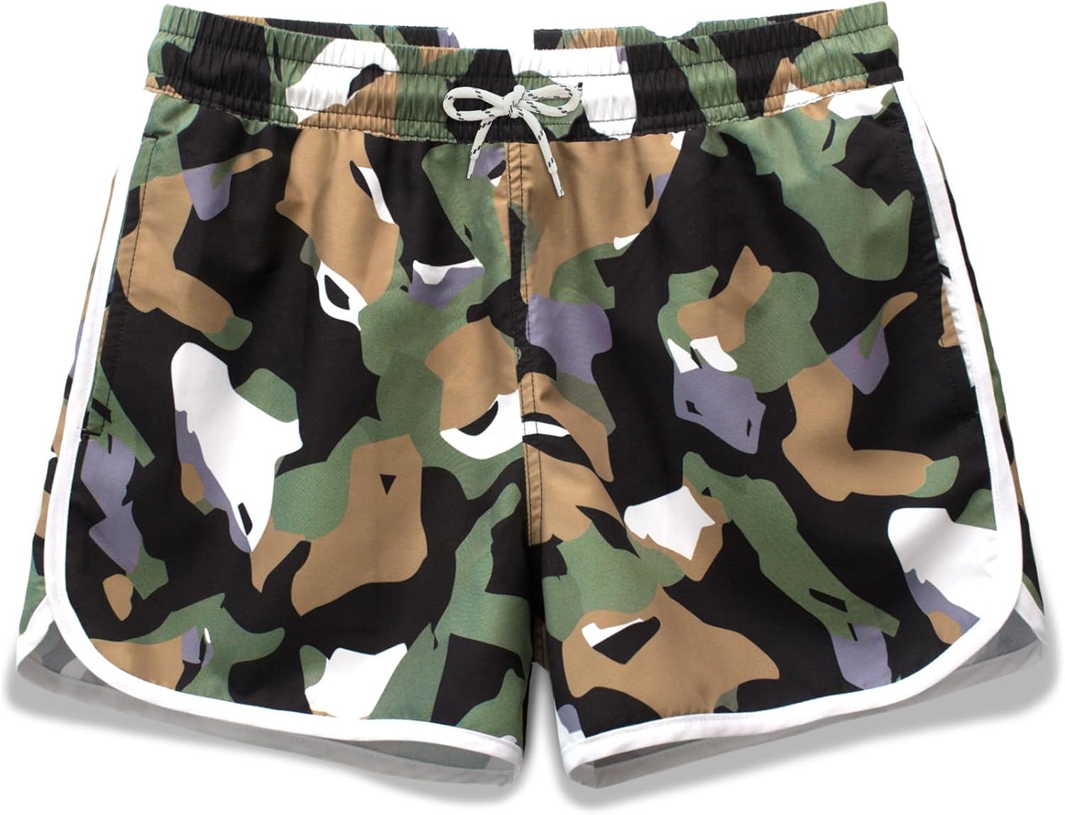 MEILONGER Boys Girls Swim Shorts Trunks Bathing Suits Kids Quick Dry Boardshort Bottoms Swimming Swimwear with Mesh Liner