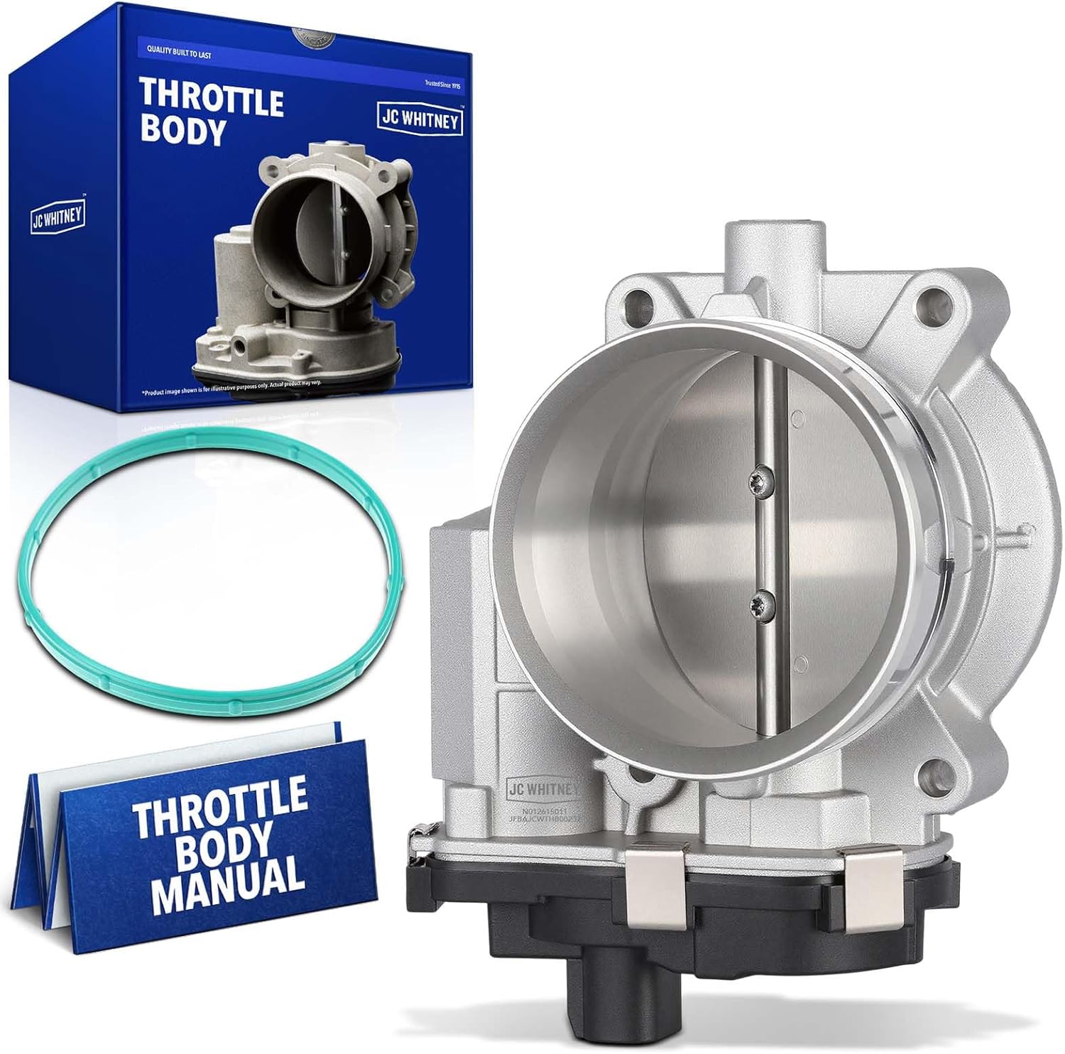 JC Whitney JFBAJCWTHB00232 Throttle Body - Compatible with Chevrolet Silverado 1500 2009-2013, Silverado 2500 HD 3500 HD 2009-2015 - 4.8L 5.3L 6.0L 6.2L