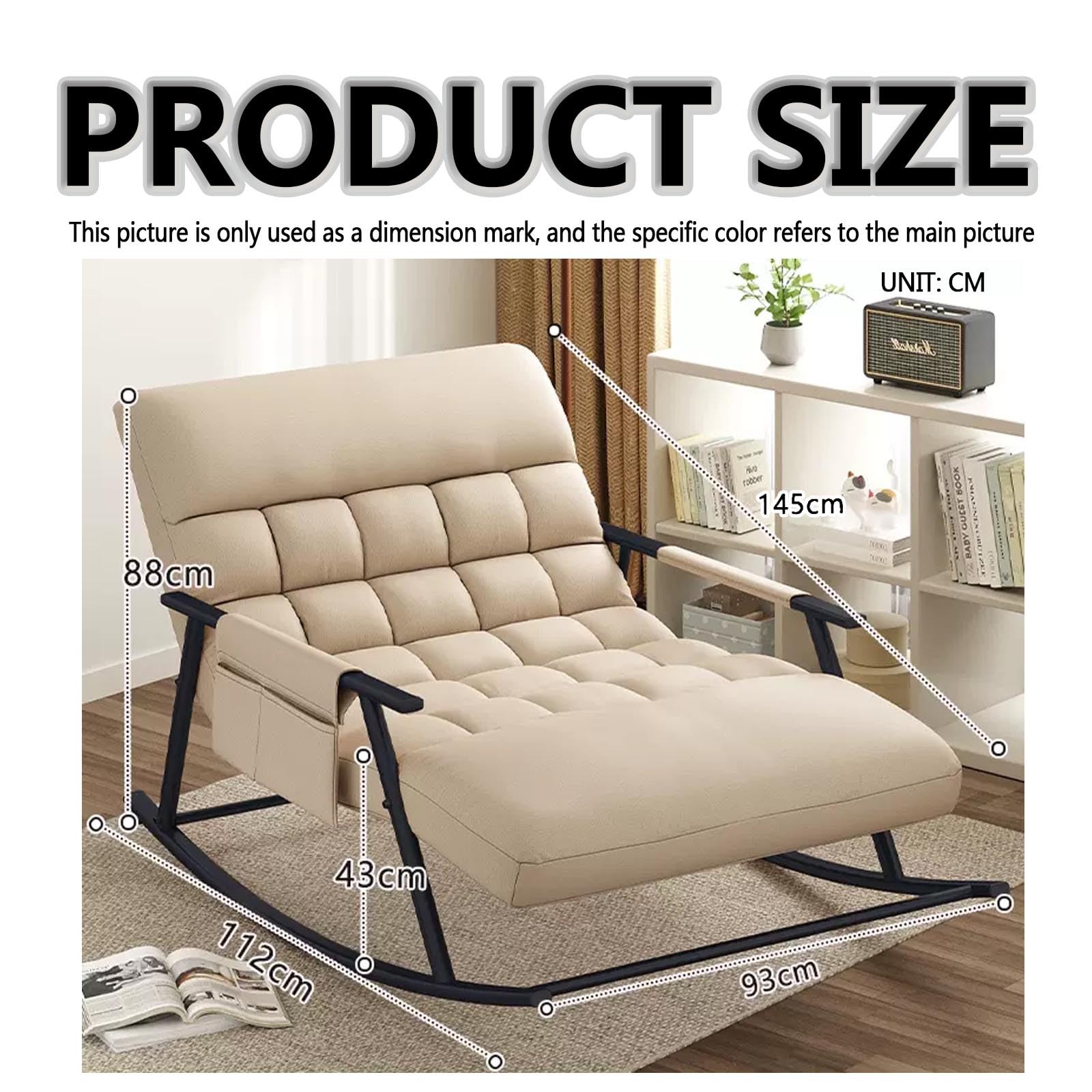 Amazon.com : Double Comfortable Breathable Rocking Chair