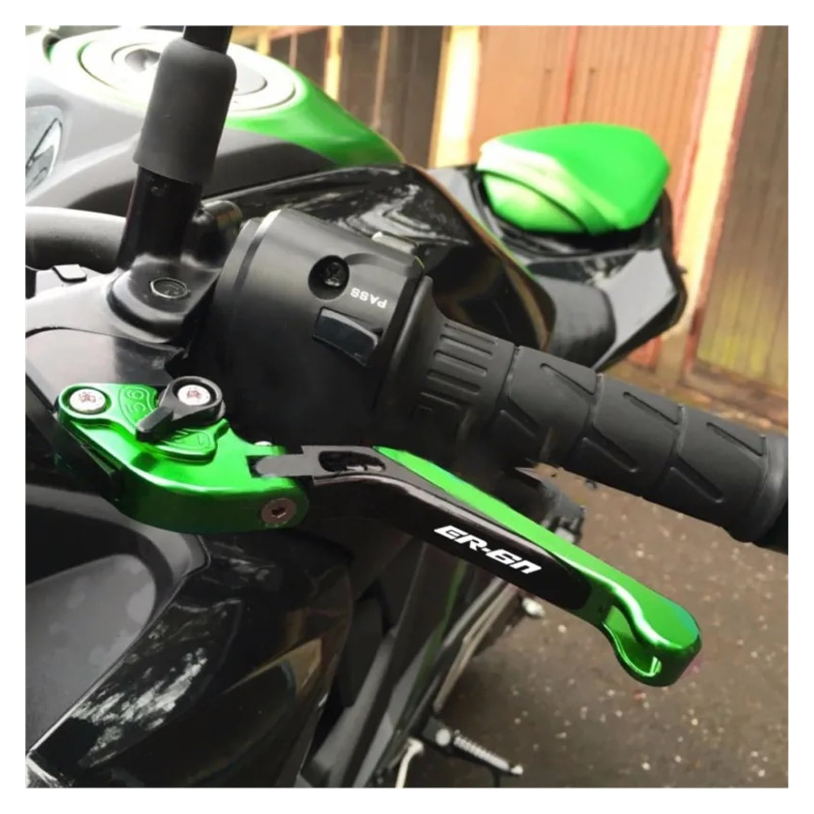 Palancas De Mango Plegables Y Extensibles Motocicleta, Embrague De Freno para Kawa&Saki ER-6n ER6N ER 6N 2009-2017 2012 2013 2014 2015 Palancas Frenos