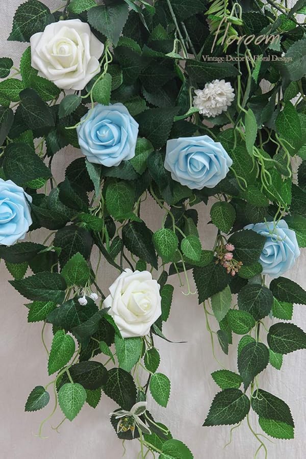 Floroom Artificial Flowers 25pcs Real Looking Ivory Foam Fake Roses with Stems for DIY Wedding Bouquets White Bridal Shower Centerpieces Arrangements Party Tables Decorations by Floroom - Image 7