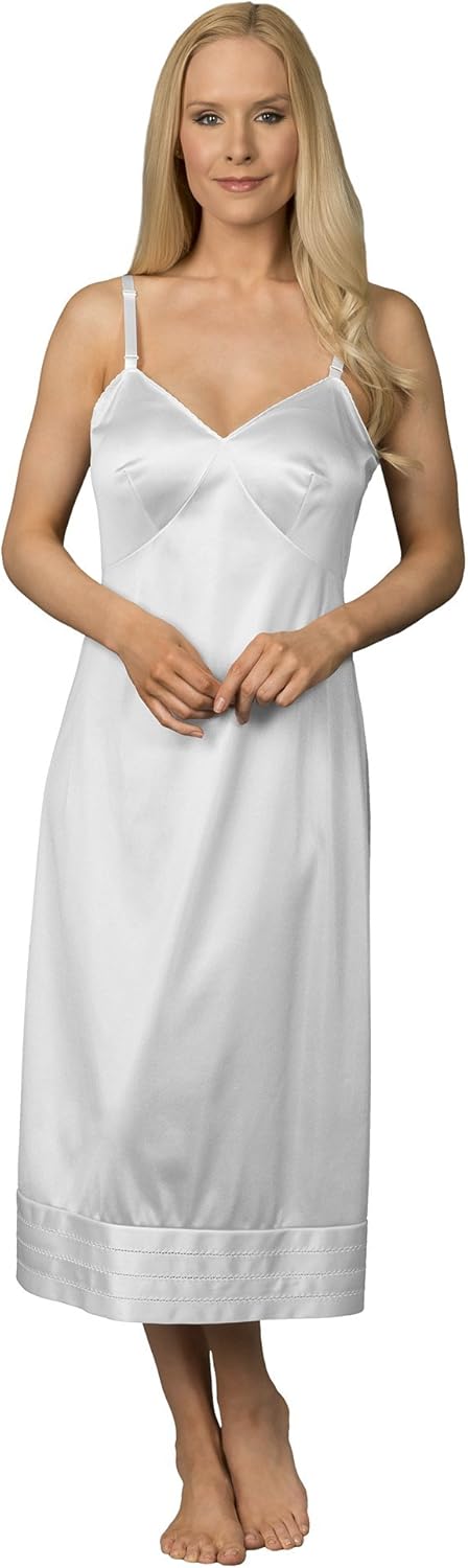 Velrose Plus Size Snip-It Crochet Edge Full Slip (6319)