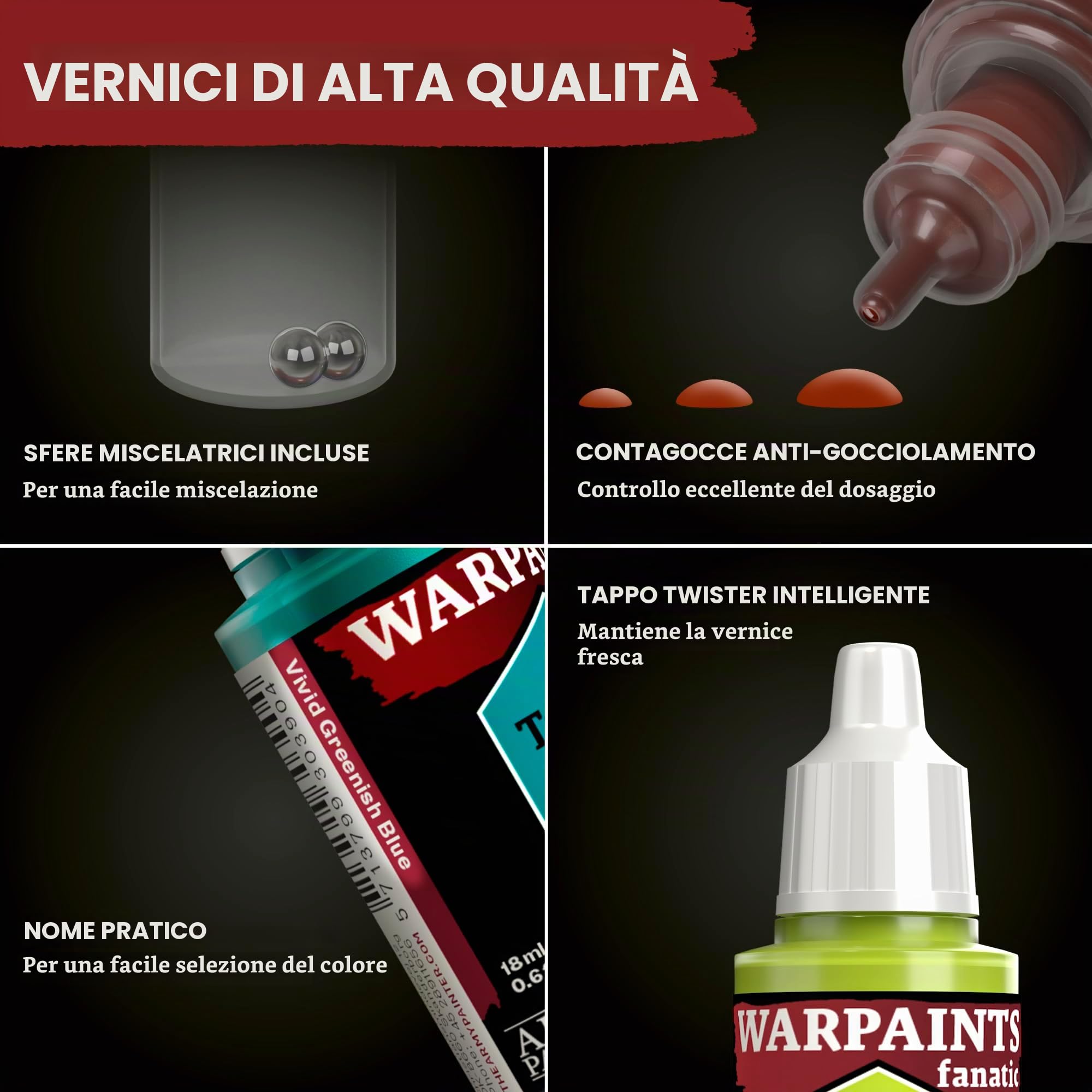 The Army Painter, Starter Bundle Plus+, kit di pittura per principianti | Speedpaint 2.0 e Warpaints Fanatic Starter Set, Wargamers XL Wet Palette e 2 pennelli, DnD e Warhammer