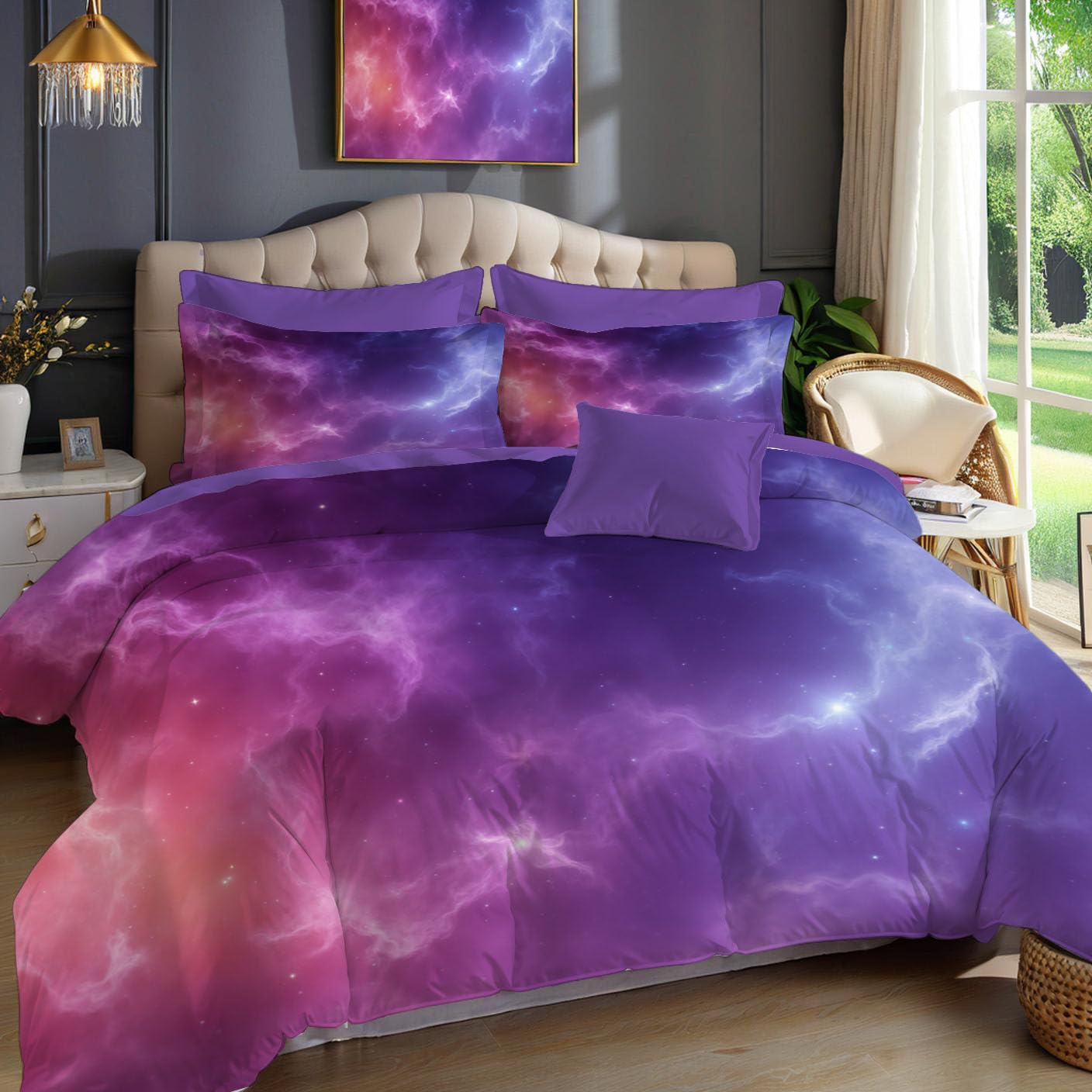 Parure de lit univers étoiles pour retrouver un sommeil réparateur dans un cocon de douceur