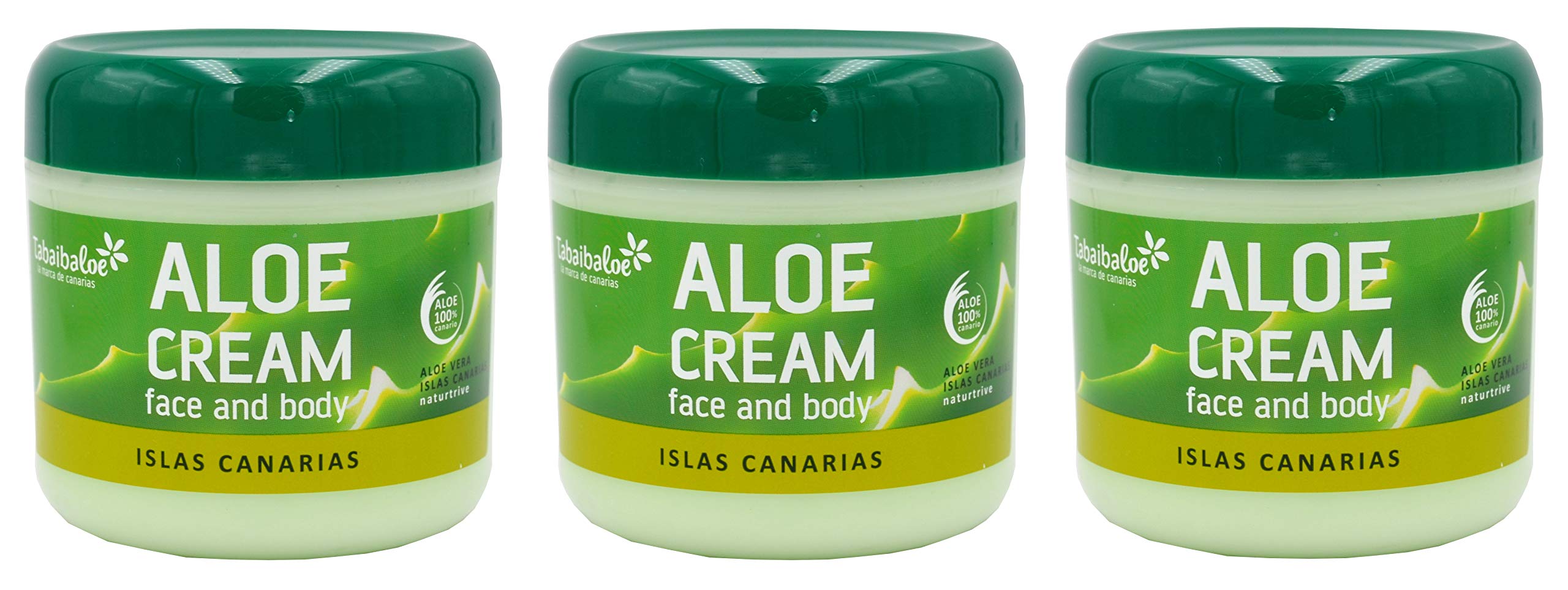 Tabaiba Gesichtscreme und Körper Aloe Vera x 3 Einheiten