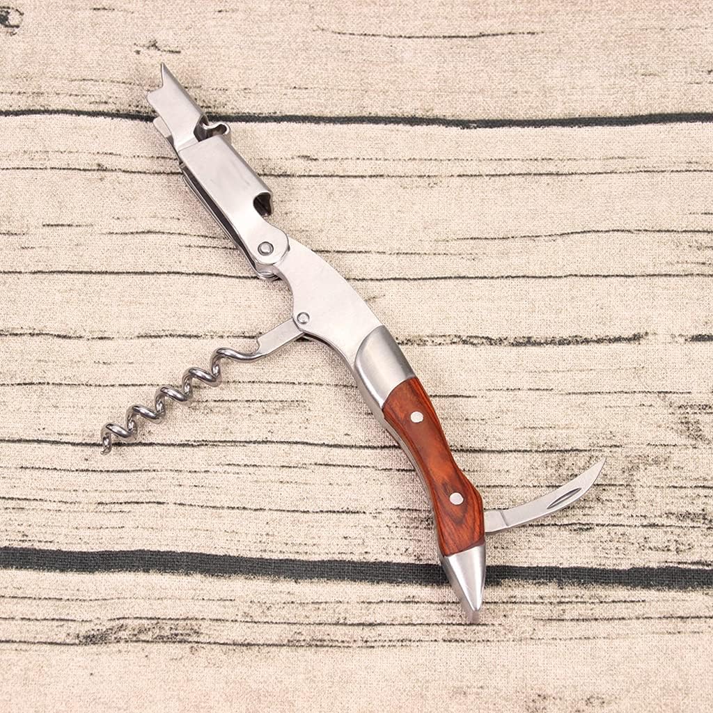 Wine Opener Professional Waiters Corkscrew Bottle and Foil Cutter Gift for Lovers