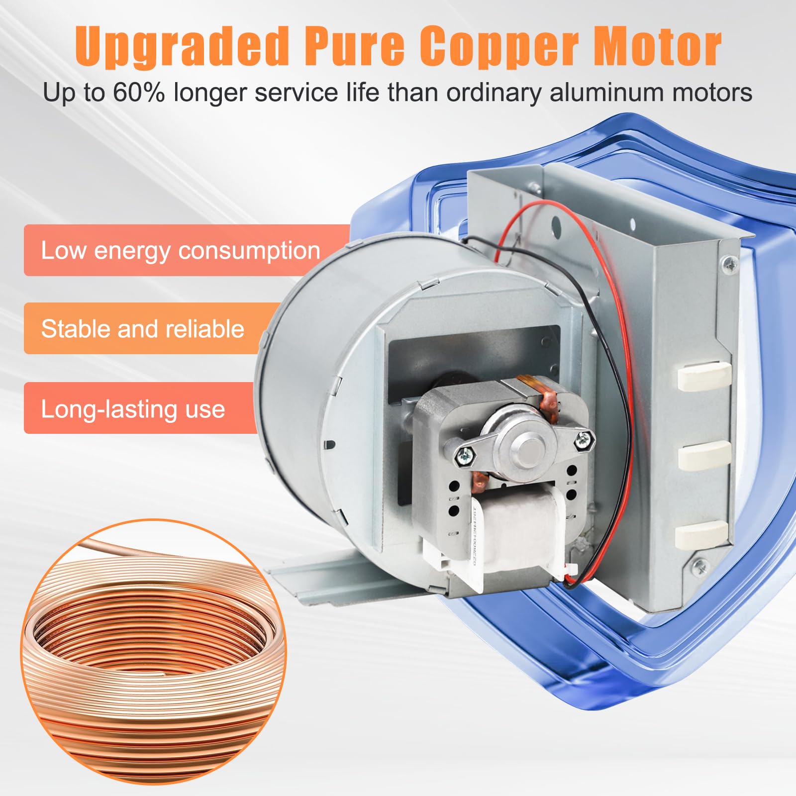 Snapklik.com : S97017648 Heater Motor Assembly For Broan NuTone 665RP ...