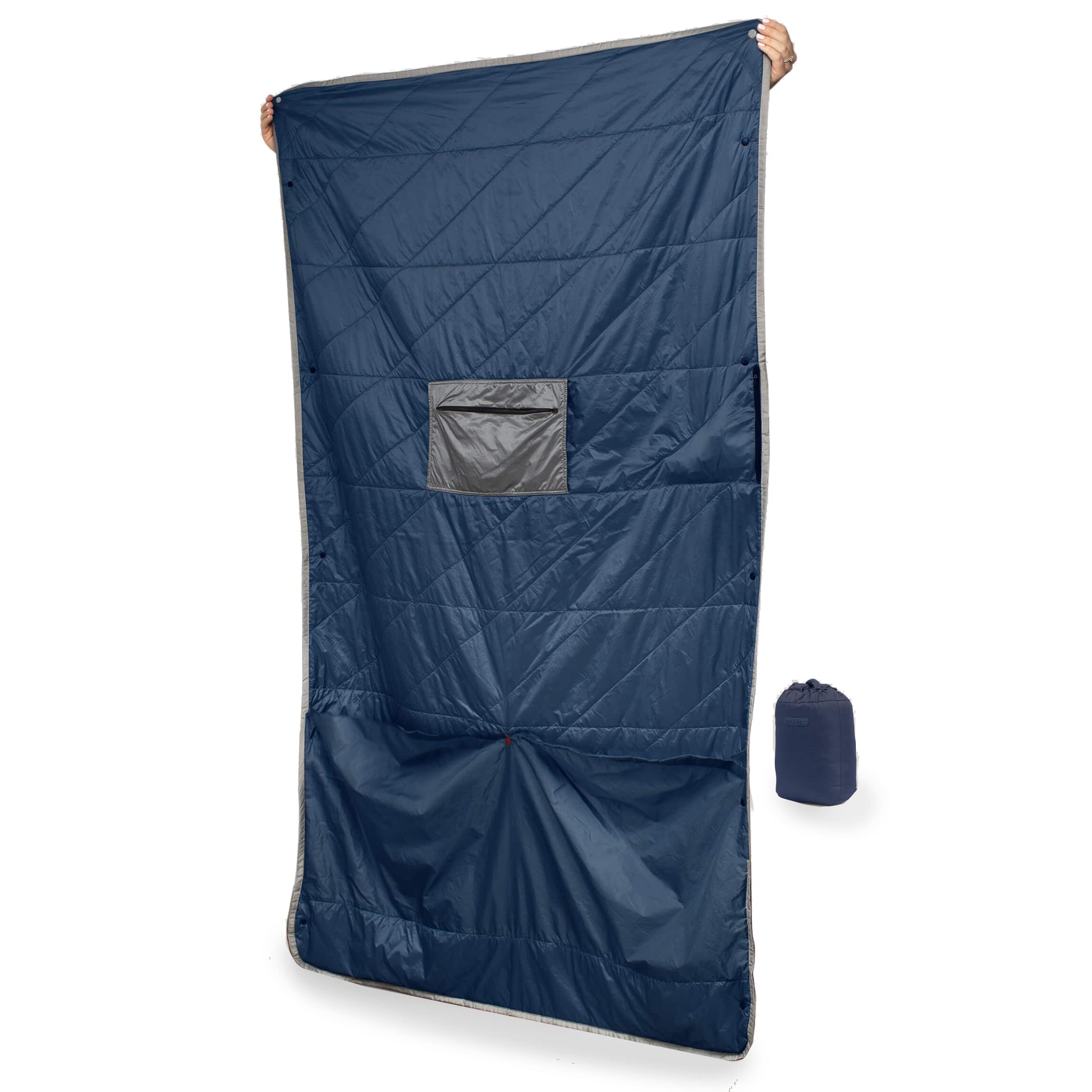 Amazon.com: Gravel Layover Blanket | Packable Blanket for Travel, Sporting  Events Beach Trips, Concerts, Movie Theaters, Picnics | 71 x 41 (Blue) :  Sports u0026 Outdoors