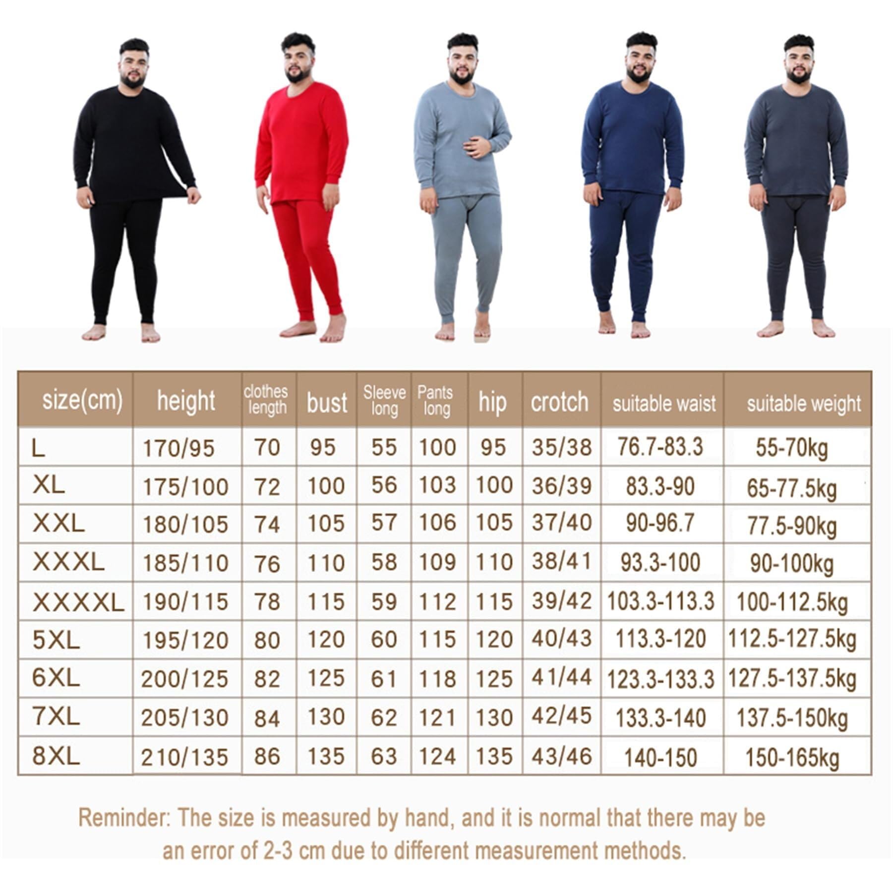 Conjunto térmico de ropa interior for hombre, capa base térmica de invierno