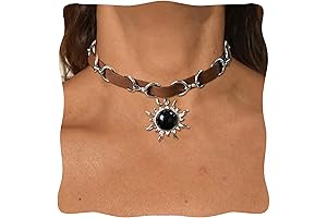 Sun Necklace: Gothic Elegance for Women